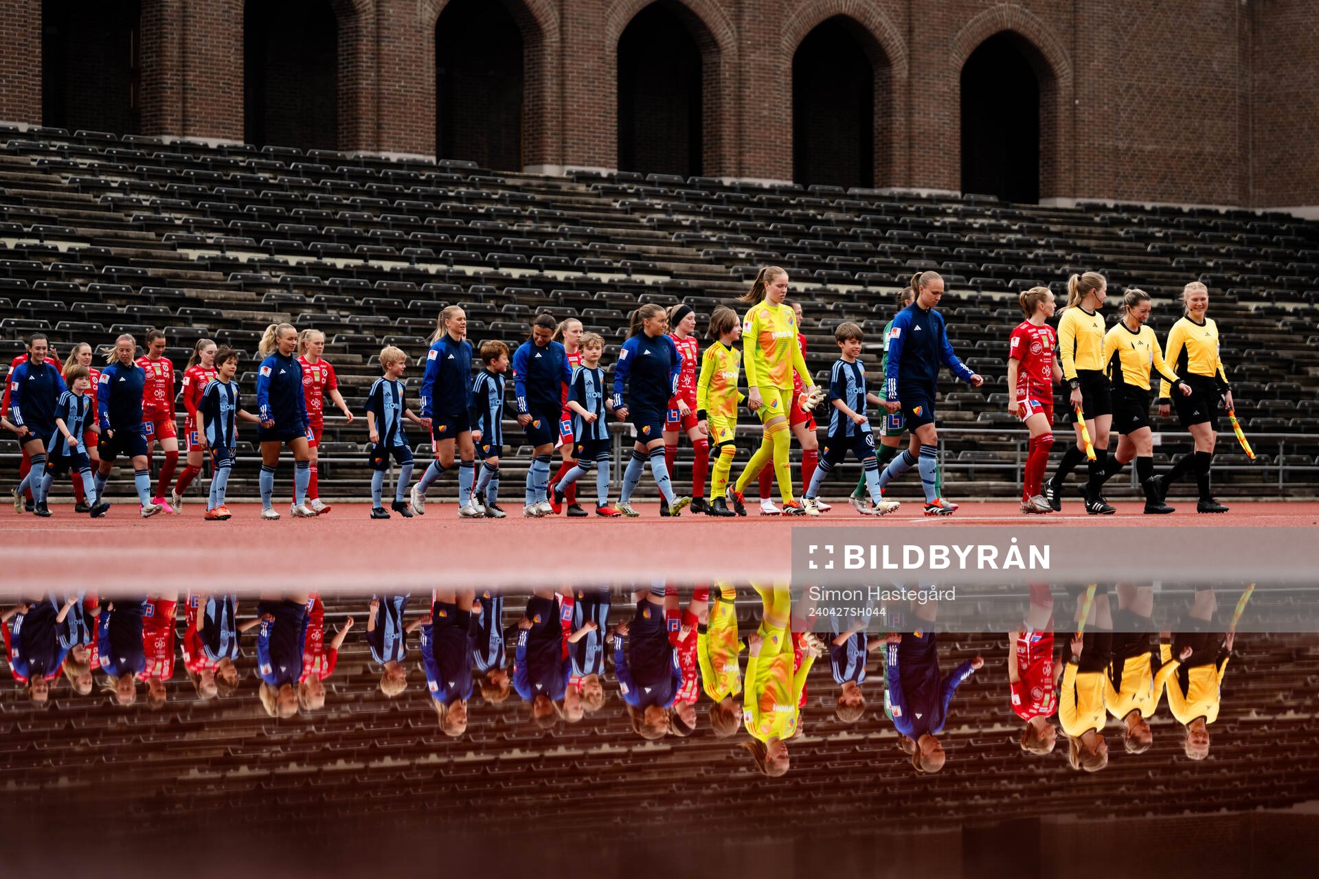 Djurgårdens och KIF Örebros spelare
