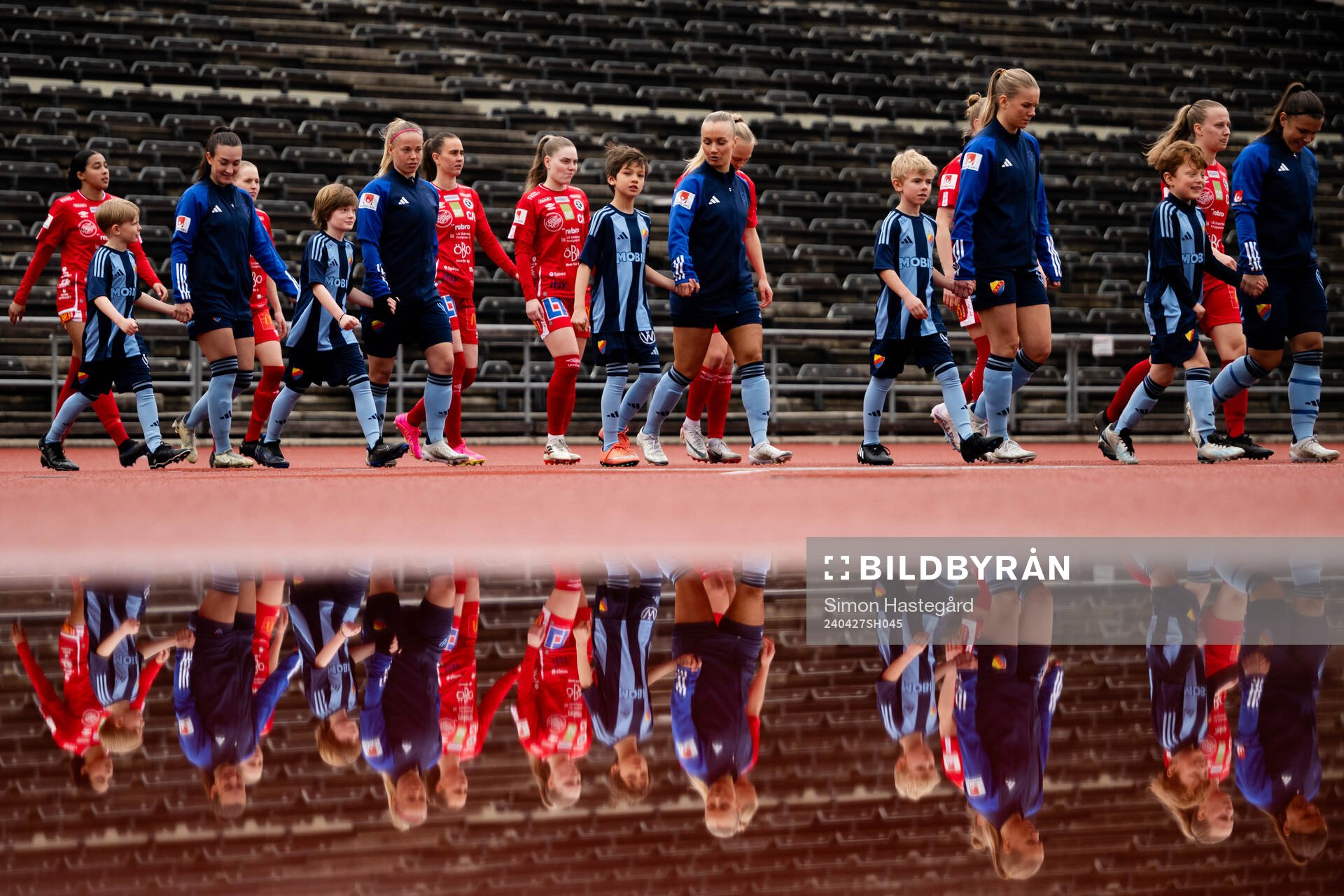 Djurgårdens och KIF Örebros spelare
