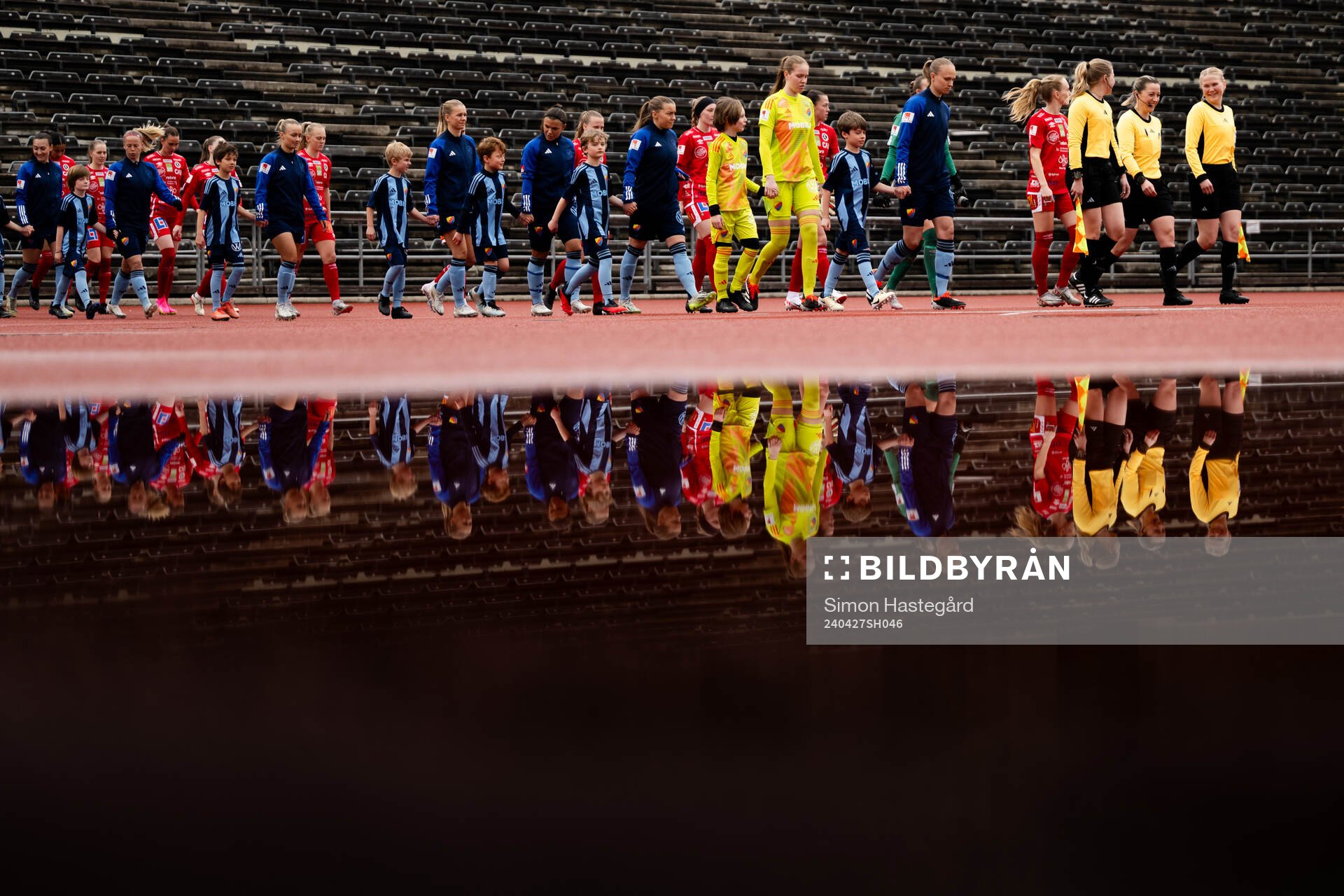 Djurgårdens och KIF Örebros spelare