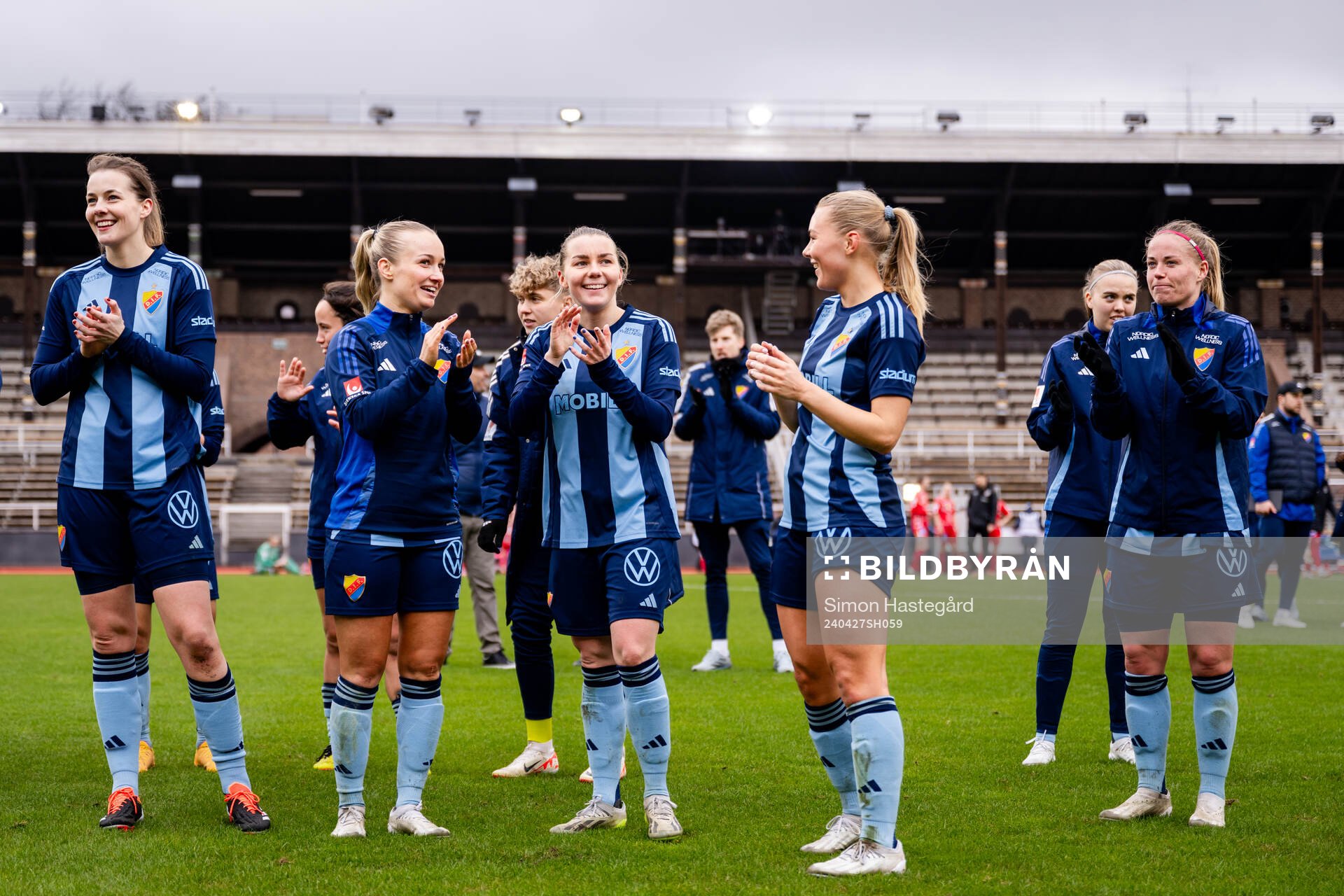 Djurgårdens spelare jublar