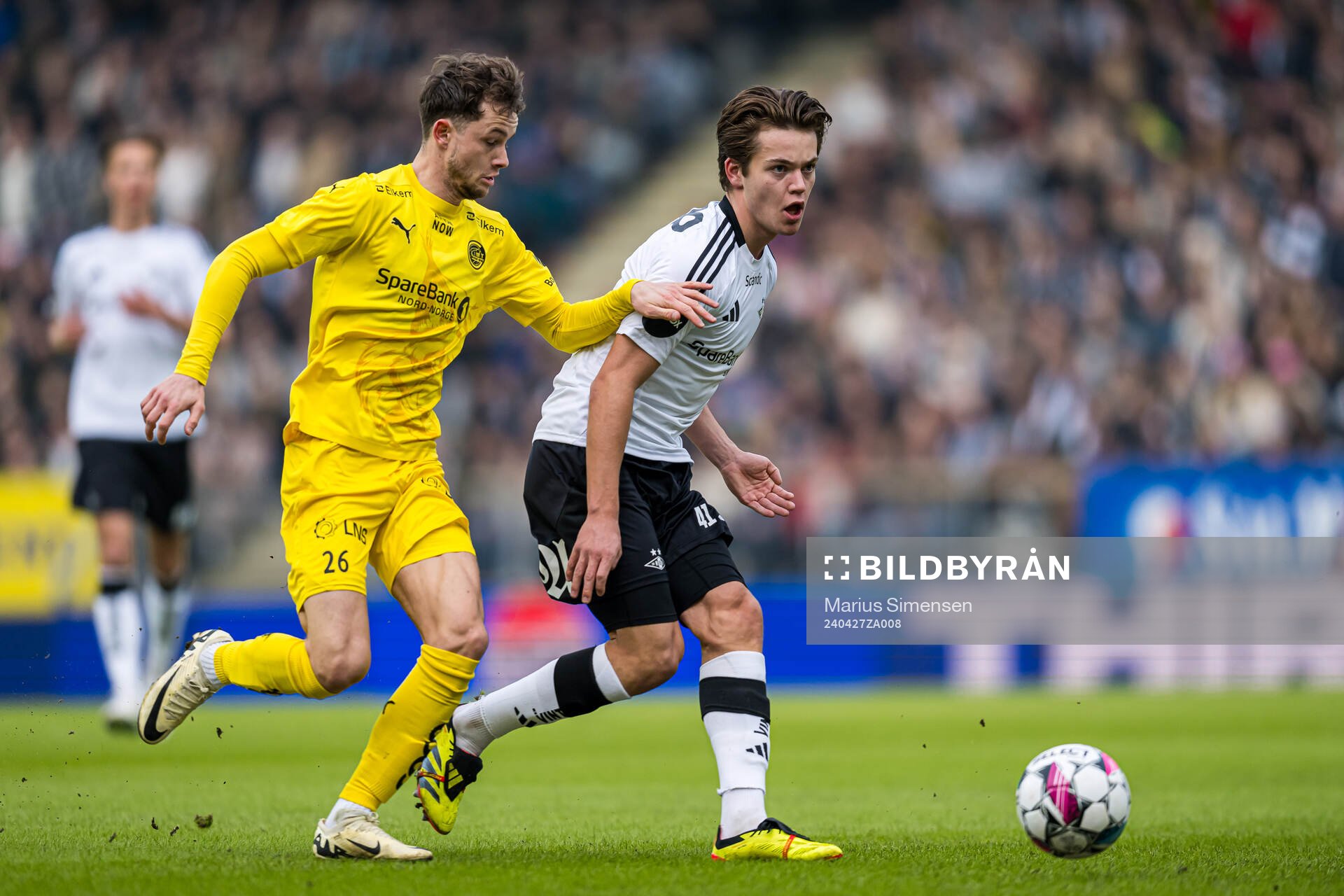 Håkon Evjen of Bodø/Glimt and Sverre Nypan of Rosenborg