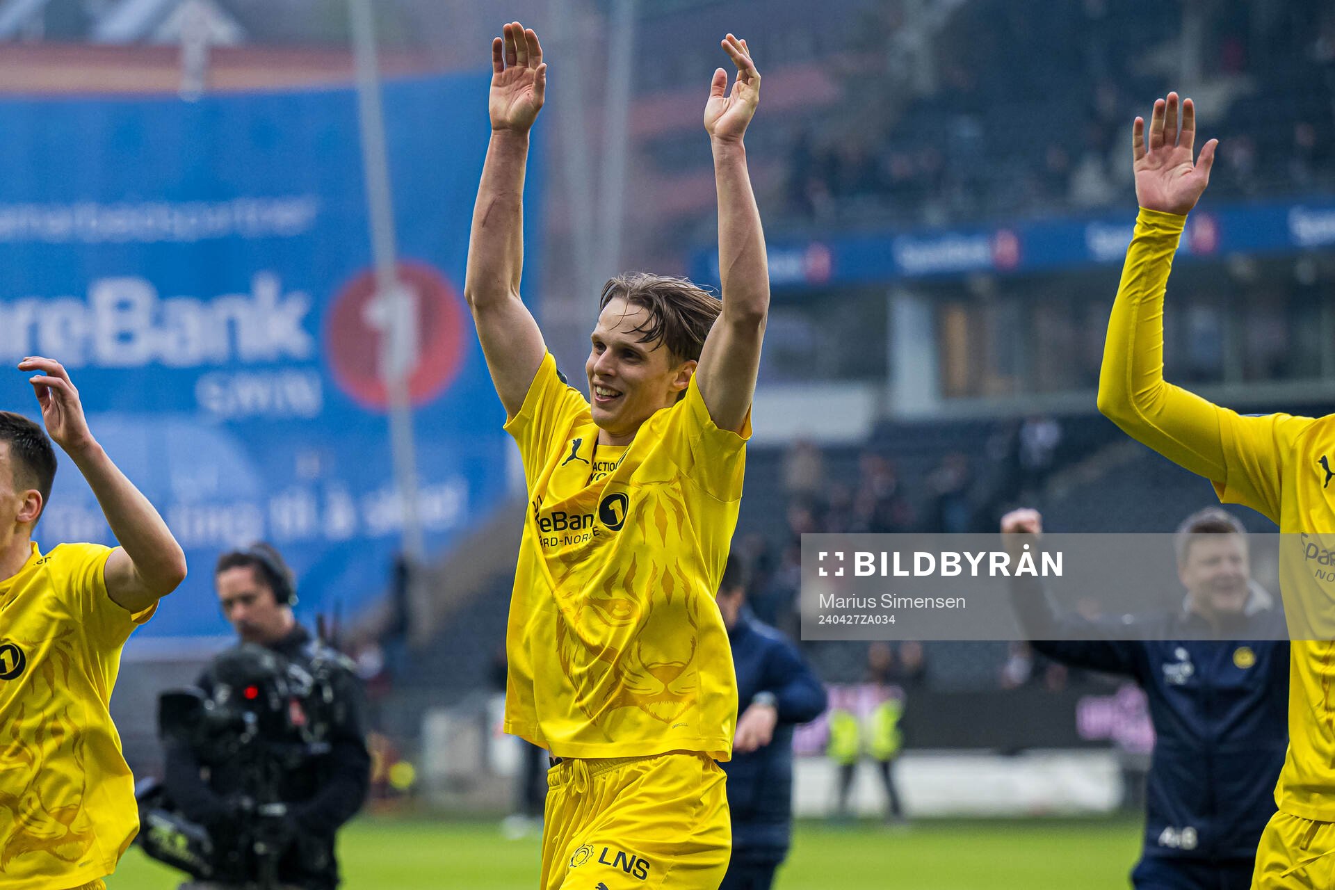 Ulrik Saltnes of Bodø/Glimt celebrates