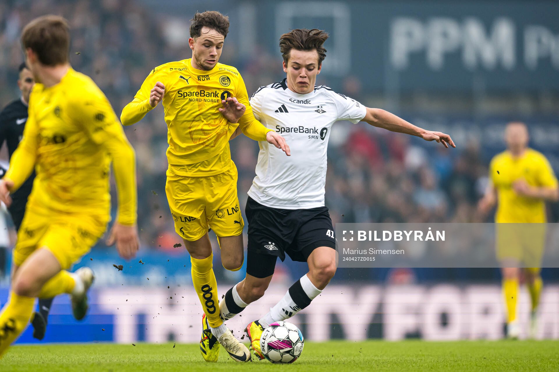 Håkon Evjen of Bodø/Glimt and Sverre Nypan of Rosenborg