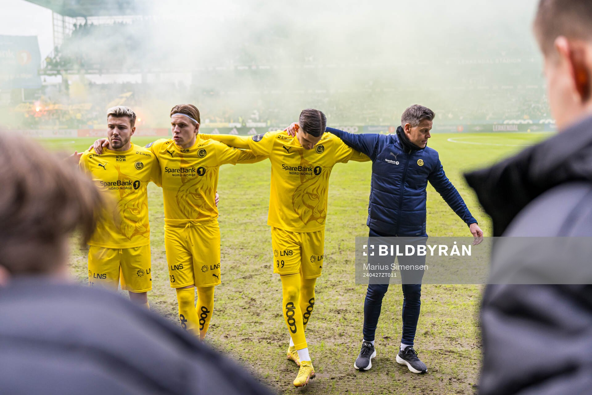 Fredrik Bjørkan, Jens Petter Hauge, Nino Zugelj and Kjetil