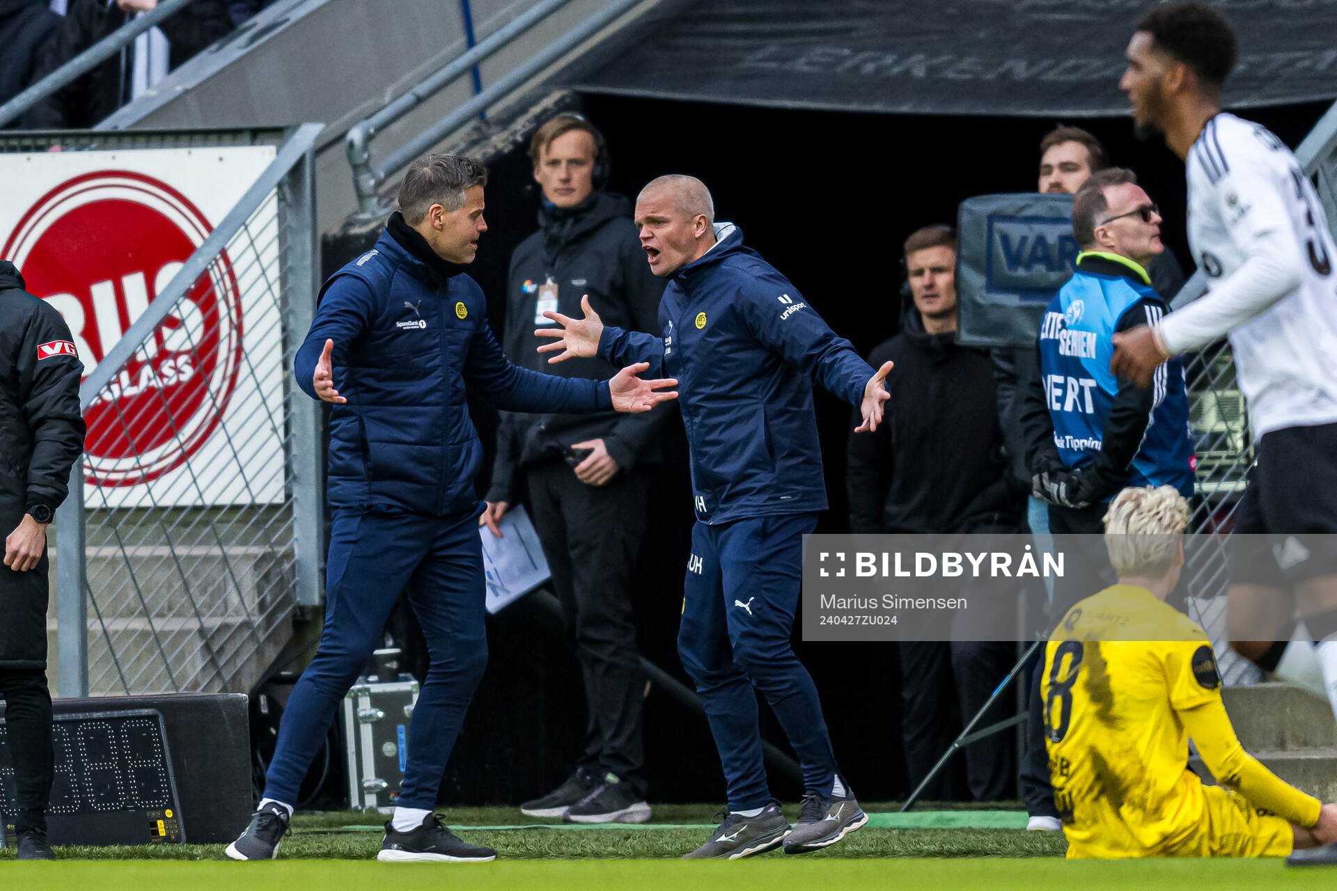 Kjetil Knutsen, head coach of Bodø/Glimt, and Gaute