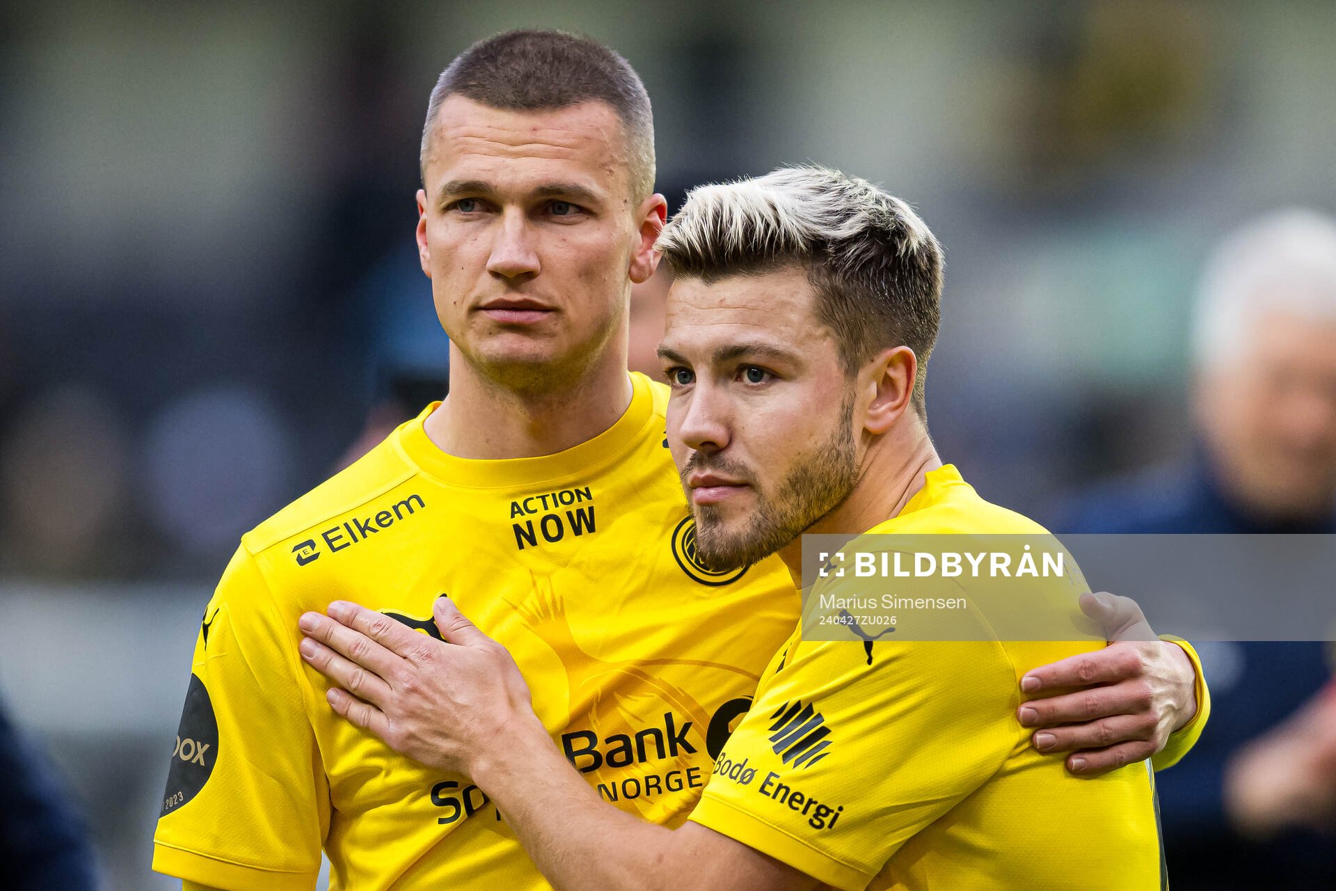 Odin Bjørtuft and Fredrik Bjørkan of Bodø/Glimt