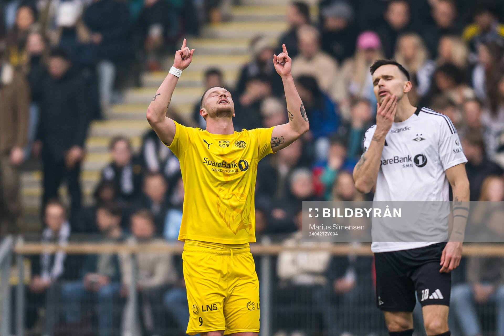 Kasper Høgh of Bodø/Glimt celebrates
