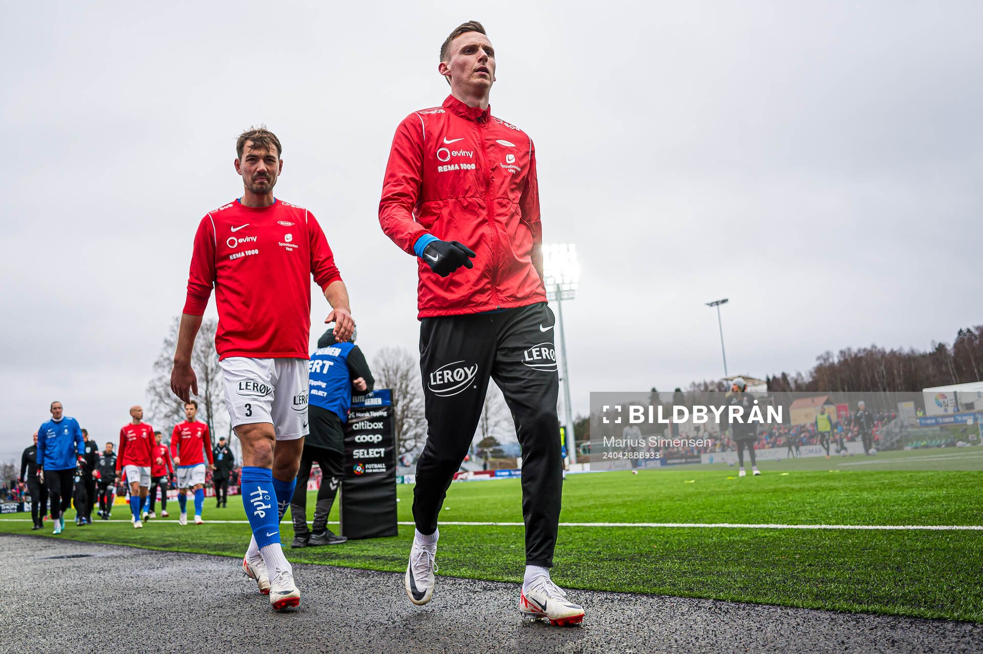 Fredrik Pallesen Knudsen and Joachim Soltvedt of Brann