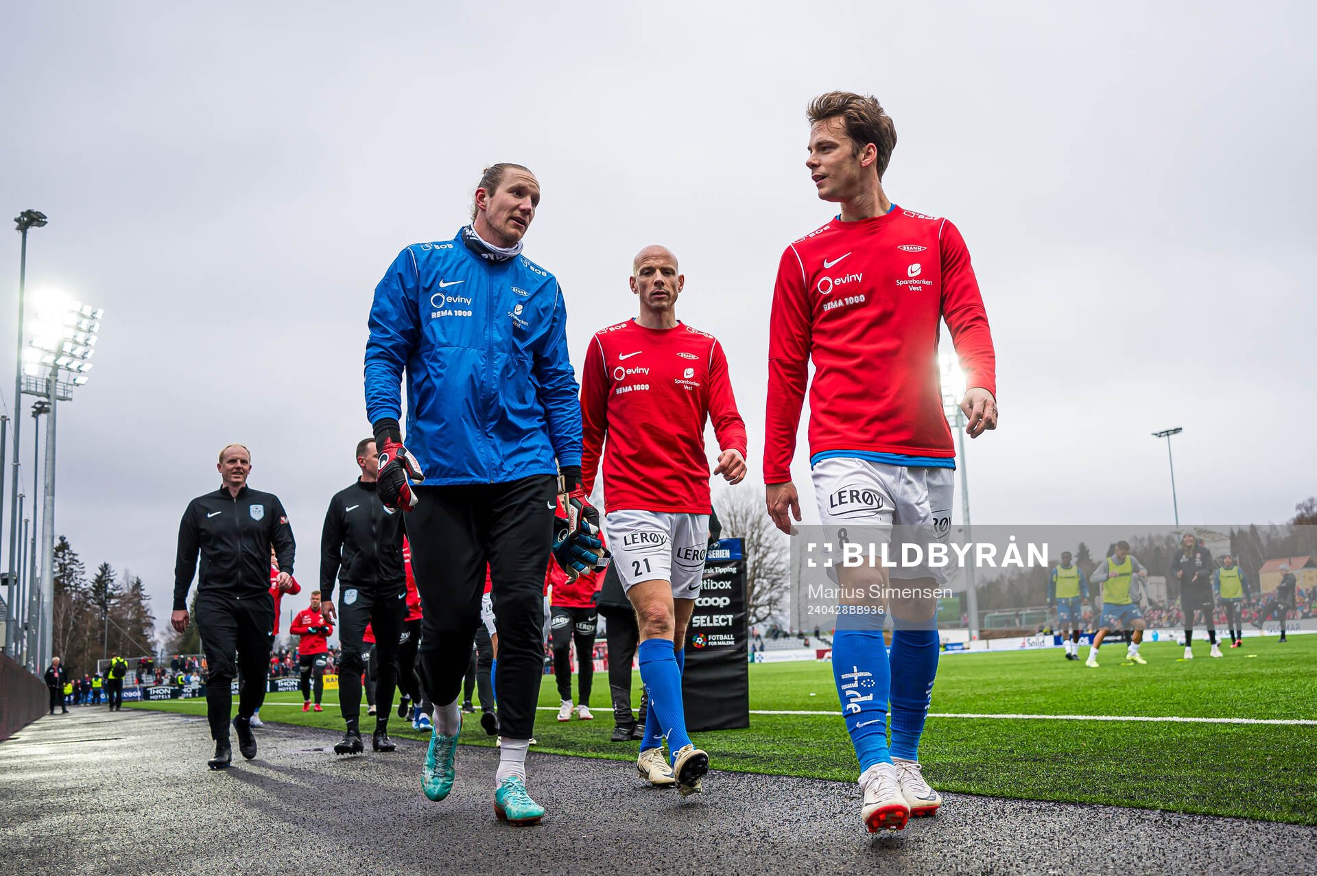Eirik Holmen Johansen and Felix Horn Myhre of Brann