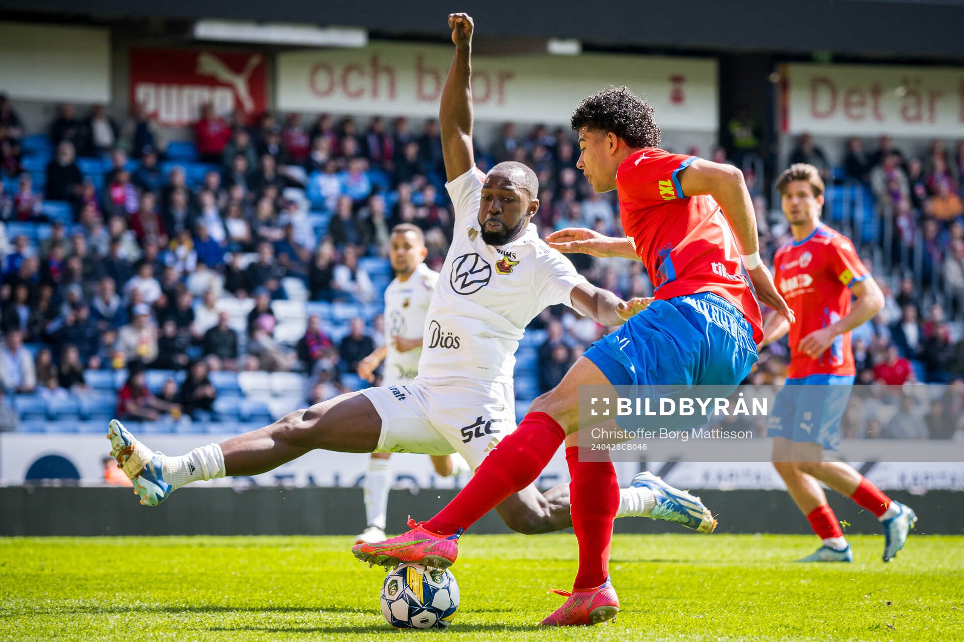 Helsingborgs Milan Silva Rasmussen och Östersunds