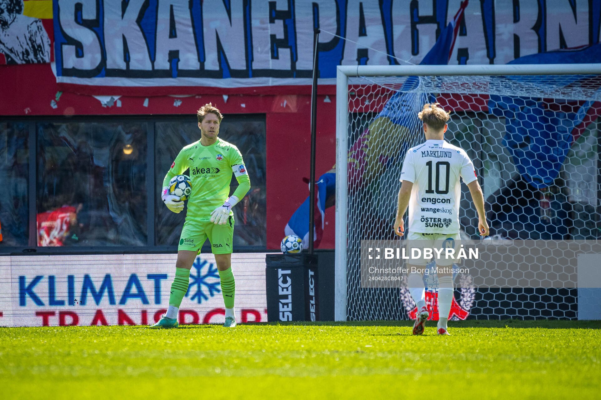 Helsingborgs målvakt Kalle Joelsson