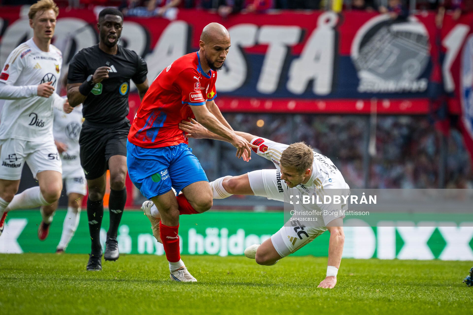 Helsingborgs Sumar Almadjed och Östersunds Mykola Musolitin