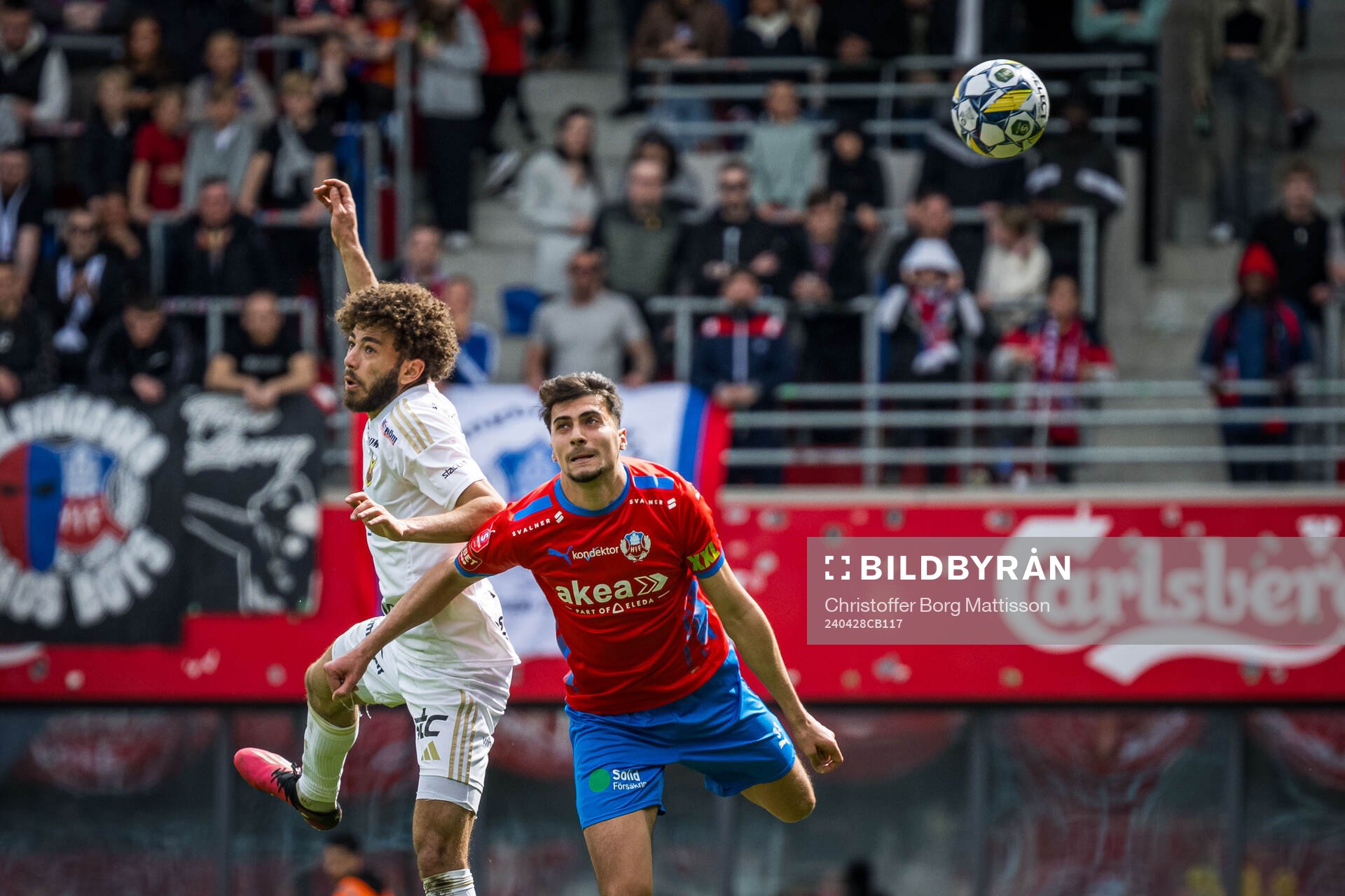 Östersunds Ziad Ghanoum och Helsingborgs Amar Muhsin