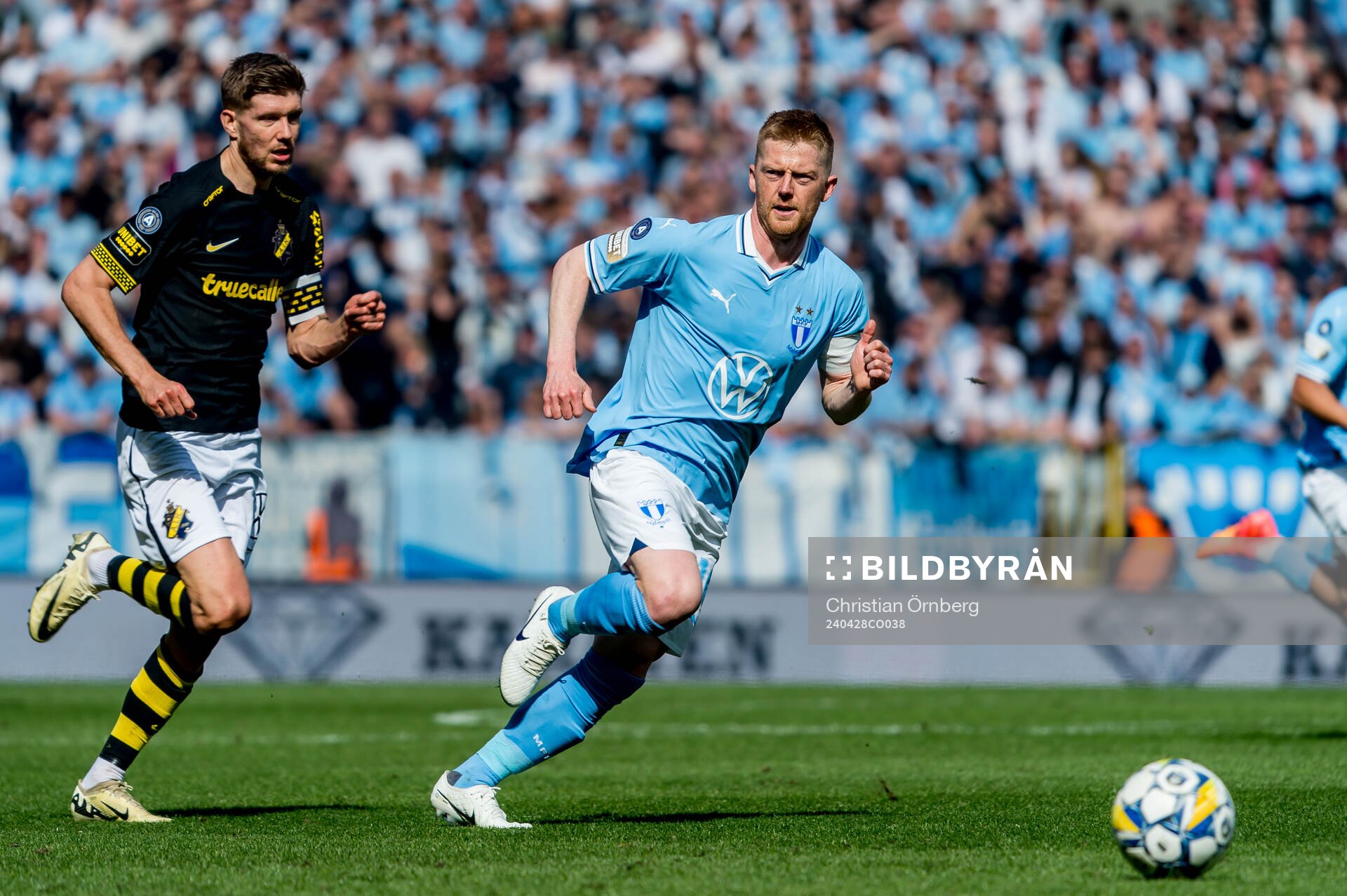 AIKs Anton Salétros och Malmö FFs Anders Christiansen