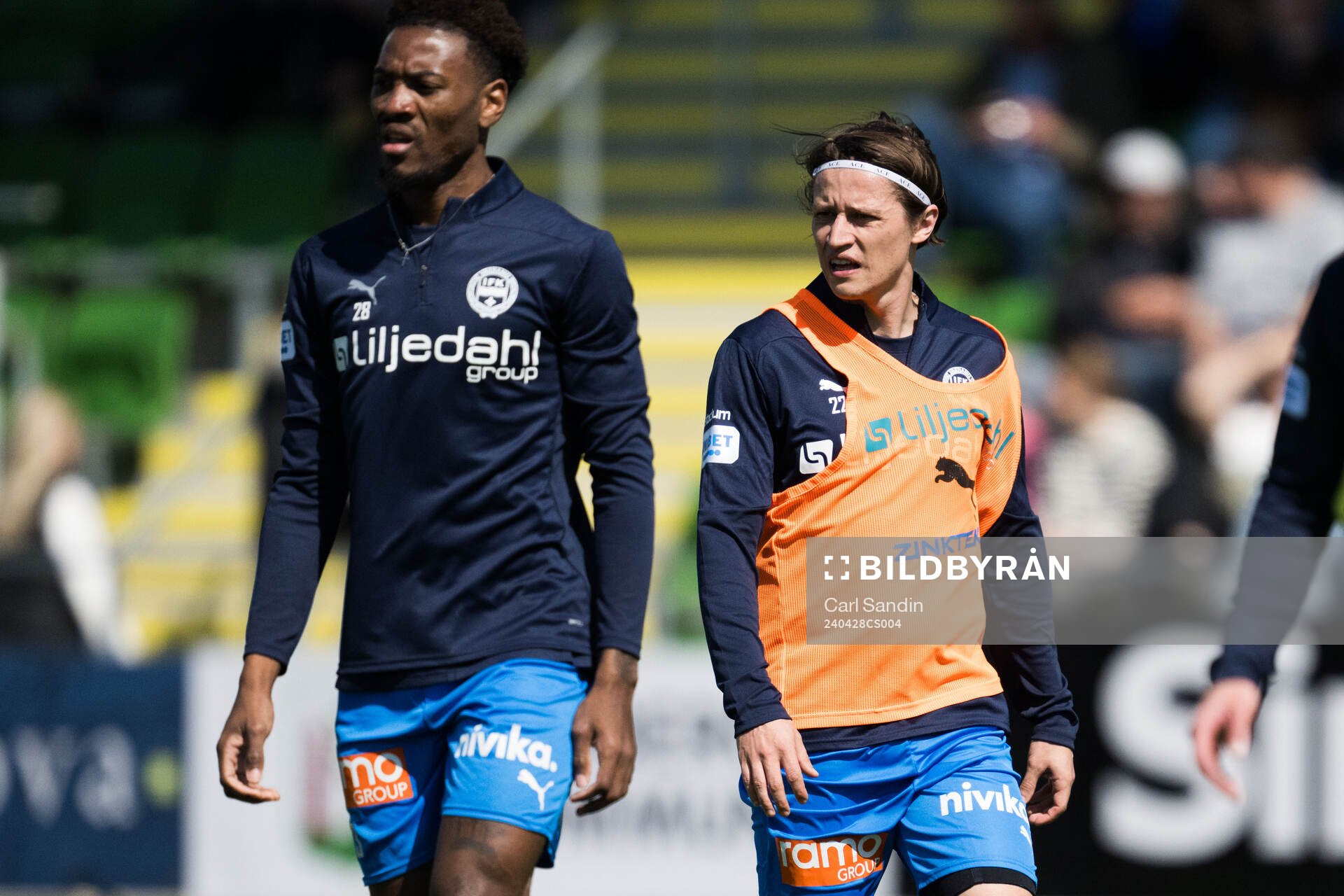 Värnamos Samuel Kotto och Simon Thern