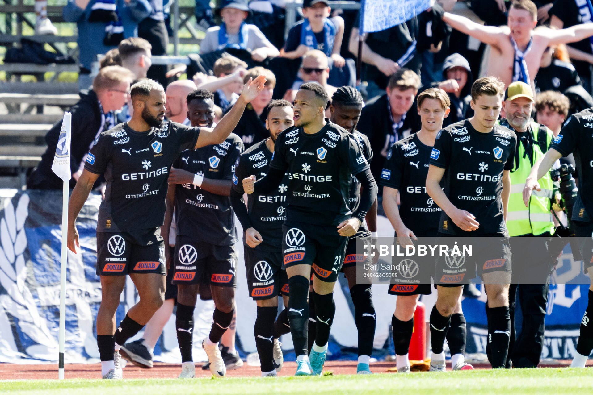 Halmstads Marcus Olsson jublar