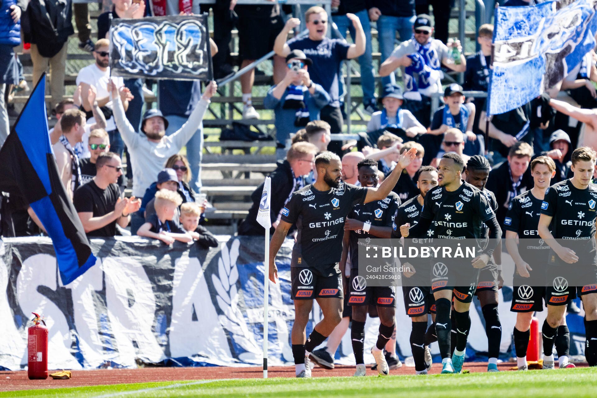Halmstads Marcus Olsson jublar