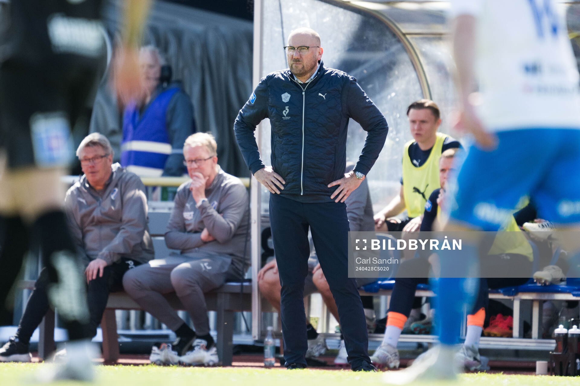 Halmstads tränare Magnus Haglund