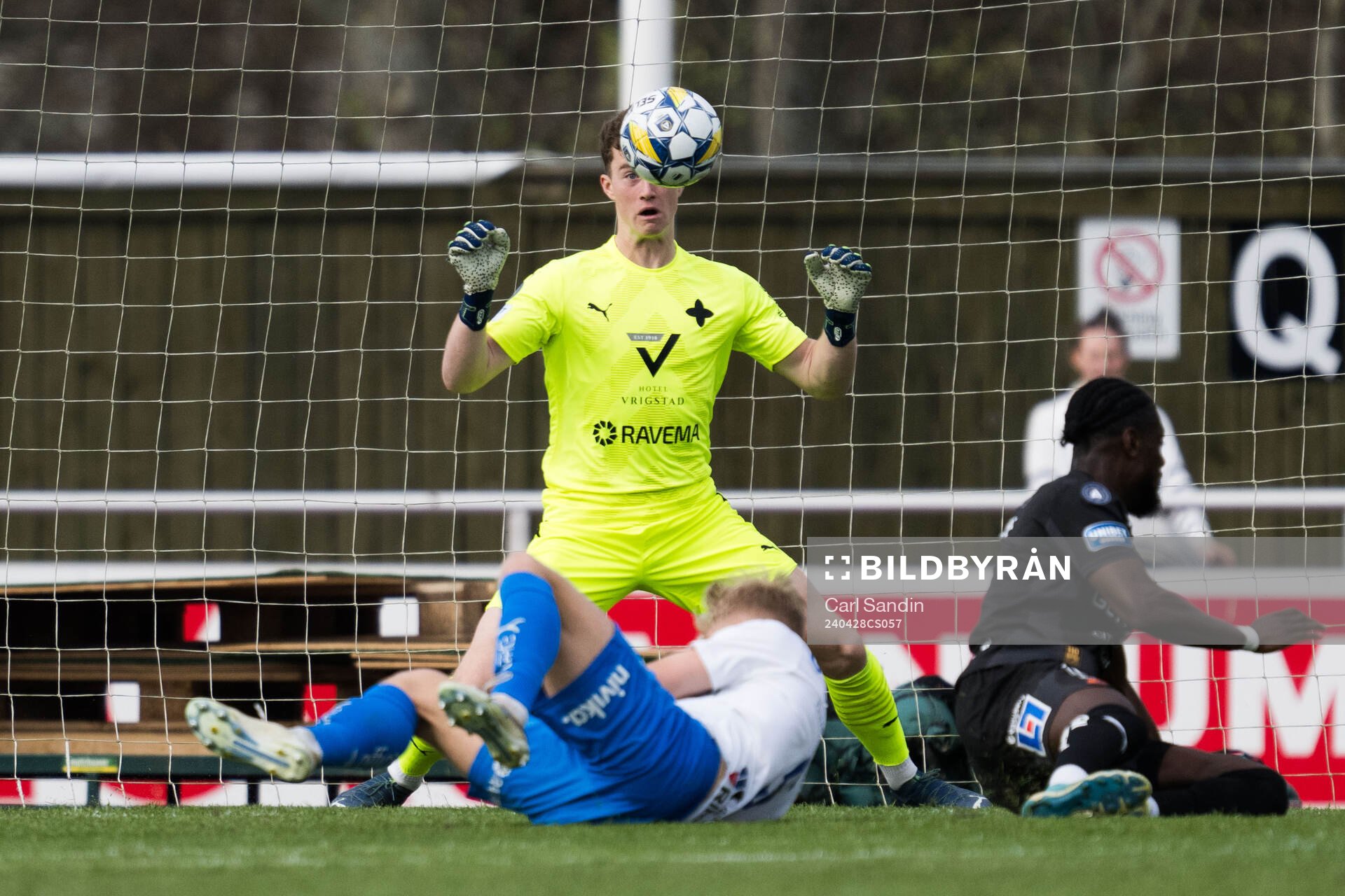 Värnamos målvakt Viktor Andersson