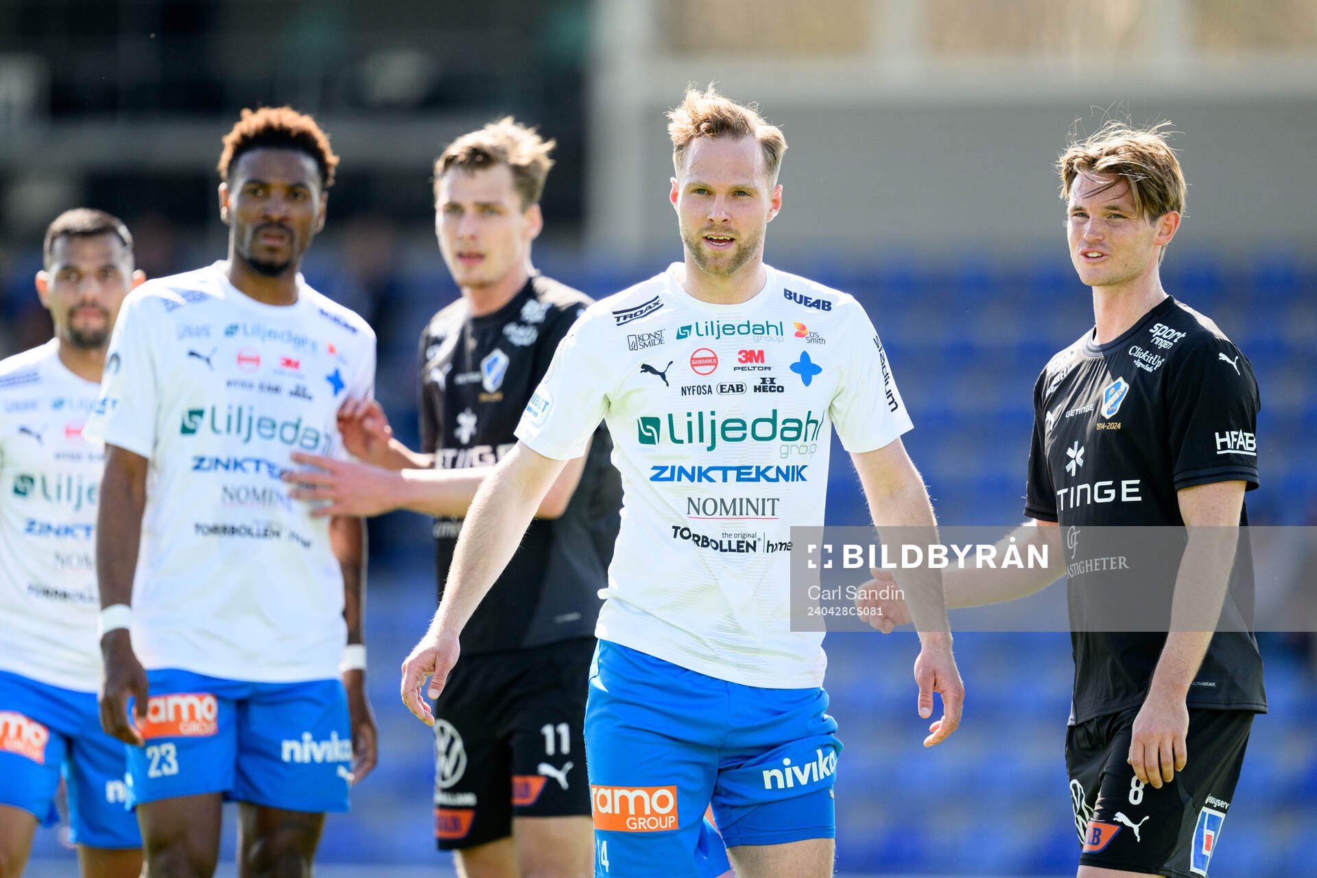 Värnamos Gustav Engvall och Halmstads Jonathan Svedberg