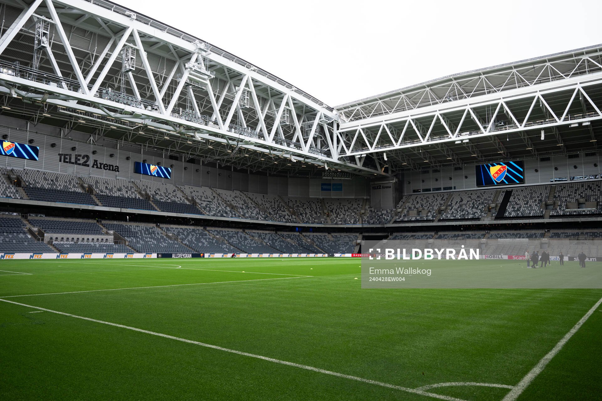 Interiör vy av Tele2 Arena