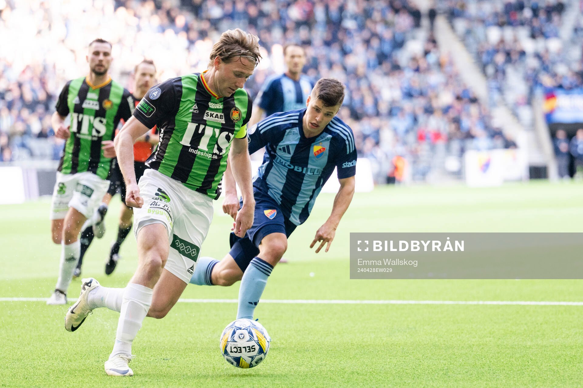 GAIS August Wängberg och Djurgårdens Samuel Dahl