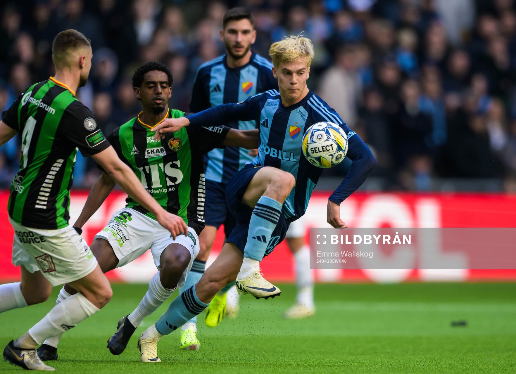 GAIS Harun Ibrahim och Djurgårdens Lucas Bergvall