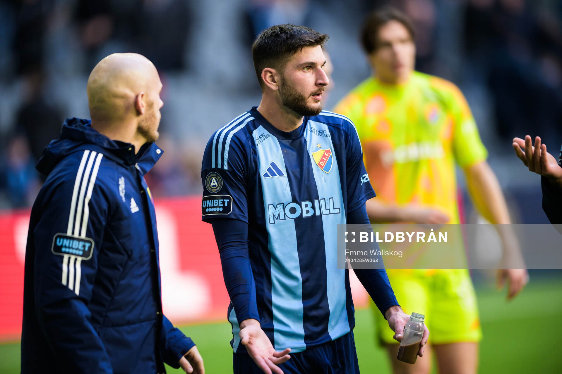 Djurgårdens Magnus Eriksson och Besard Sabovic