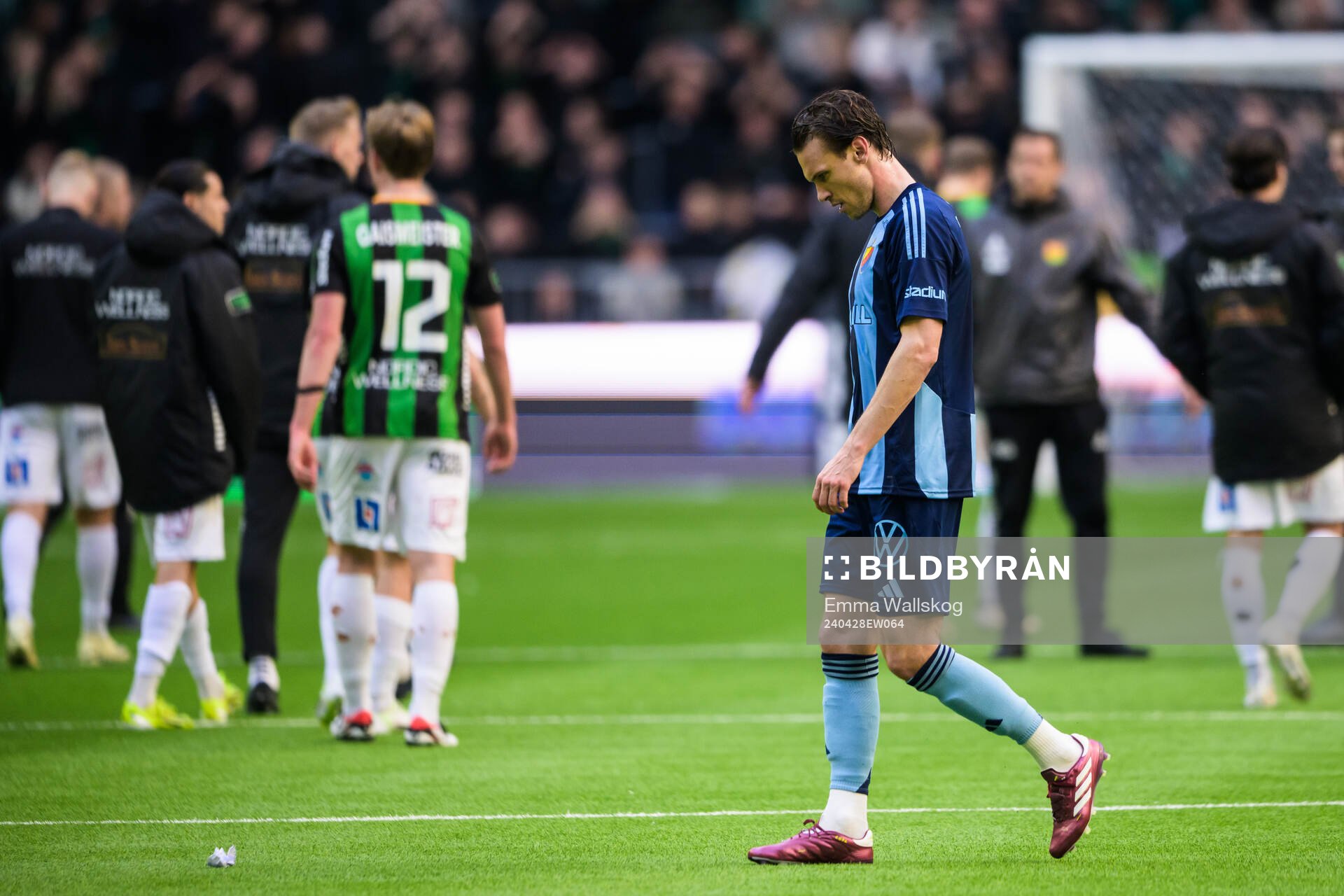Djurgårdens Albin Ekdal deppar