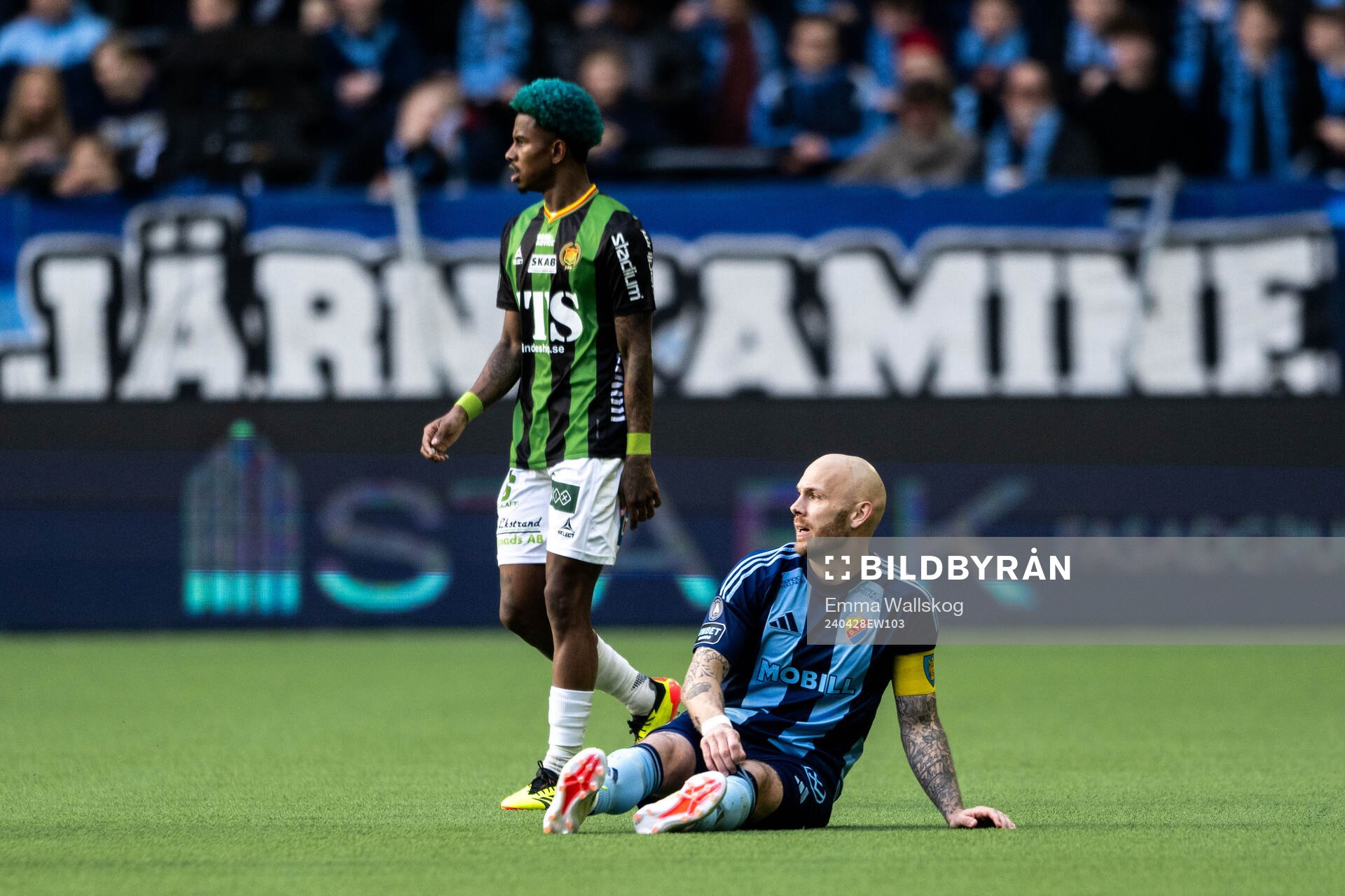 Djurgårdens Magnus Eriksson har ont