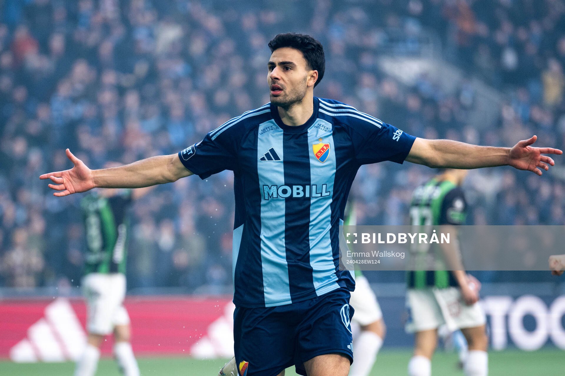 Djurgårdens Deniz Hummet jublar