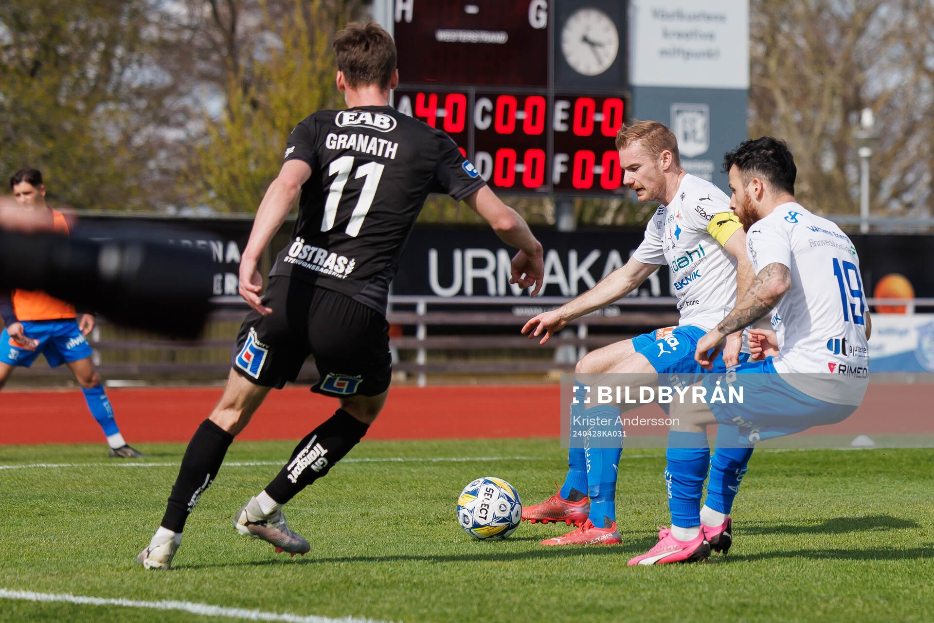 Värnamos Freddy Winsth och Marco Bustos
