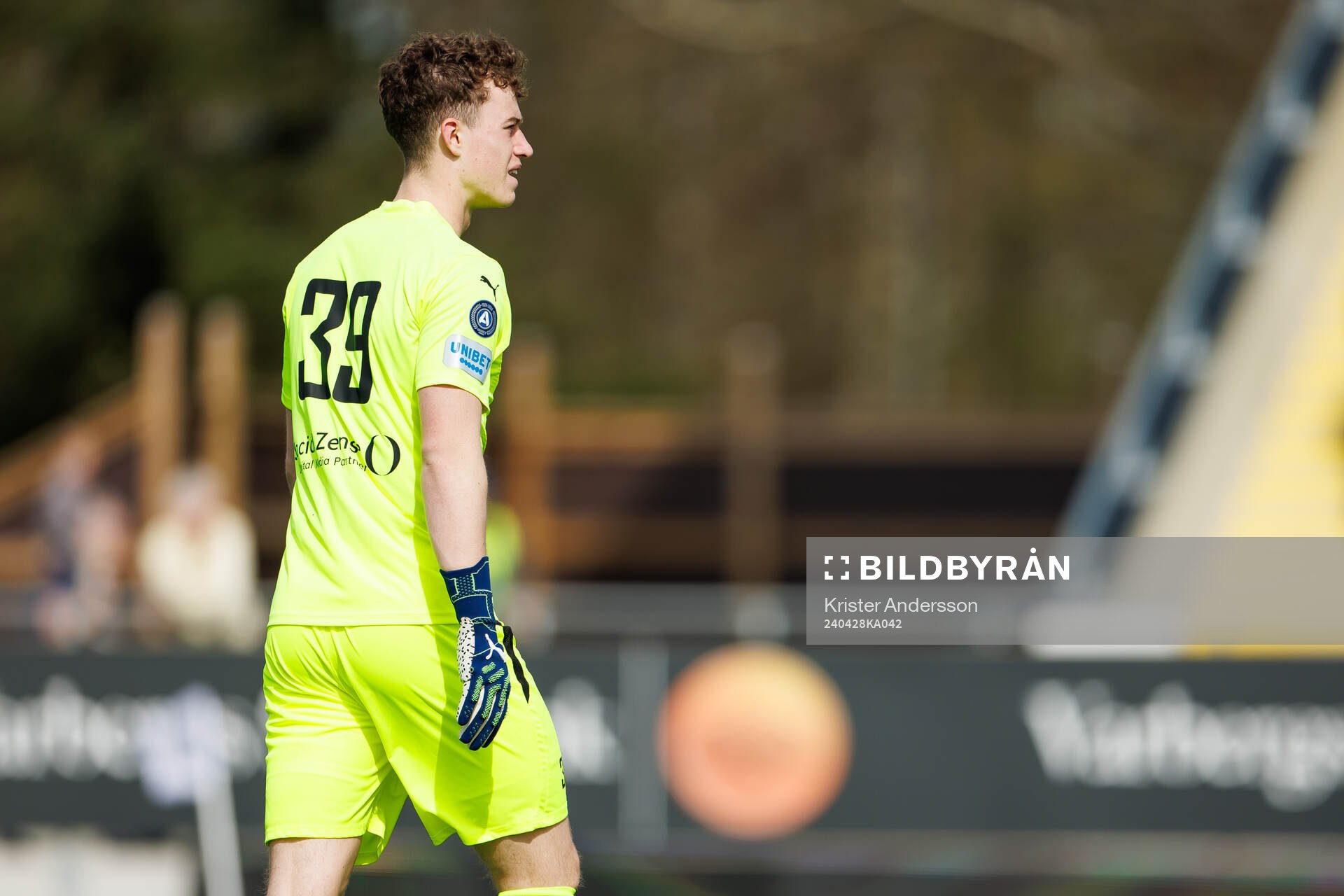 Värnamos målvakt Viktor Andersson
