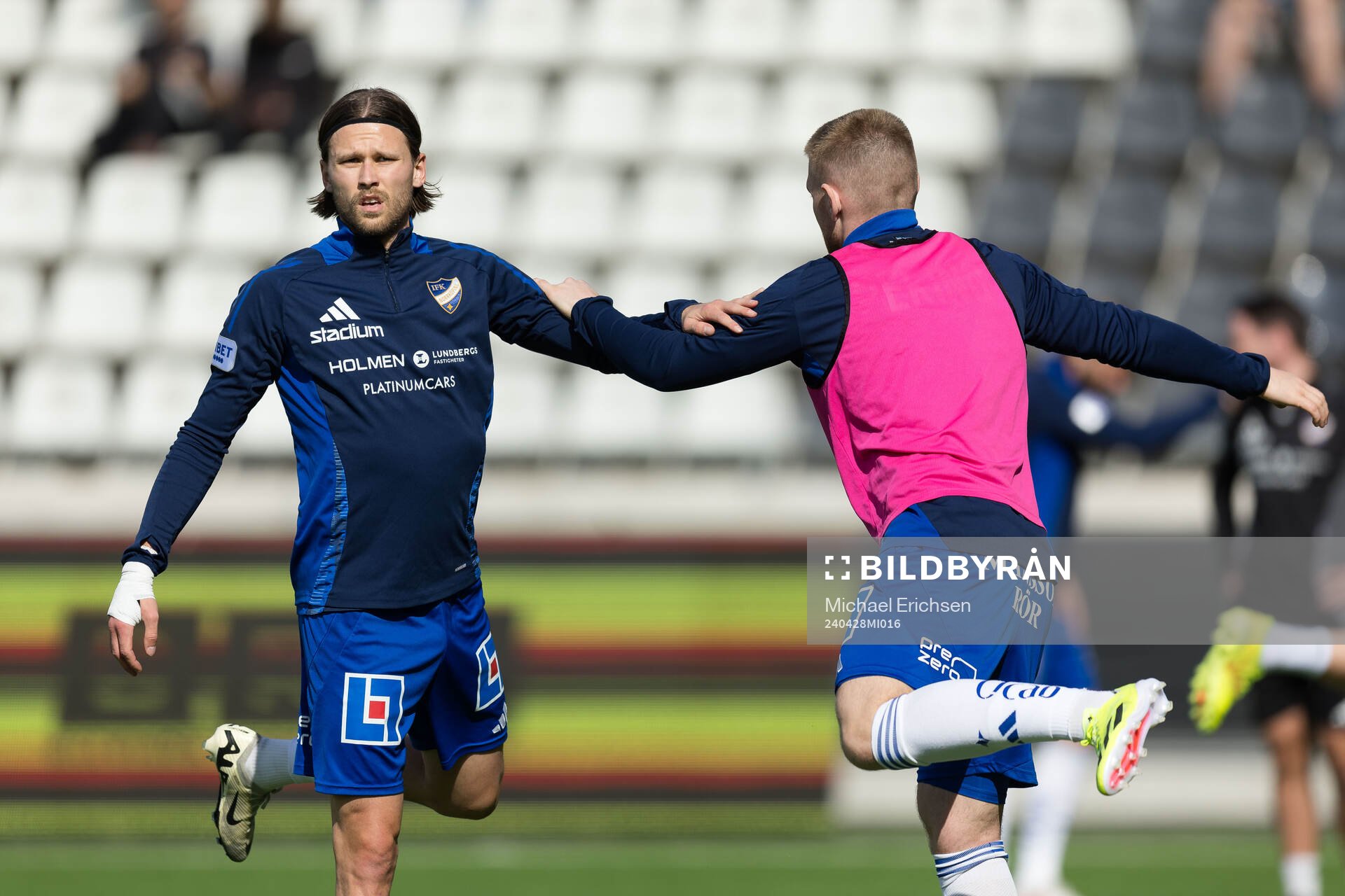 IFK Norrköpings Arnor Traustason och Dino Salihovic