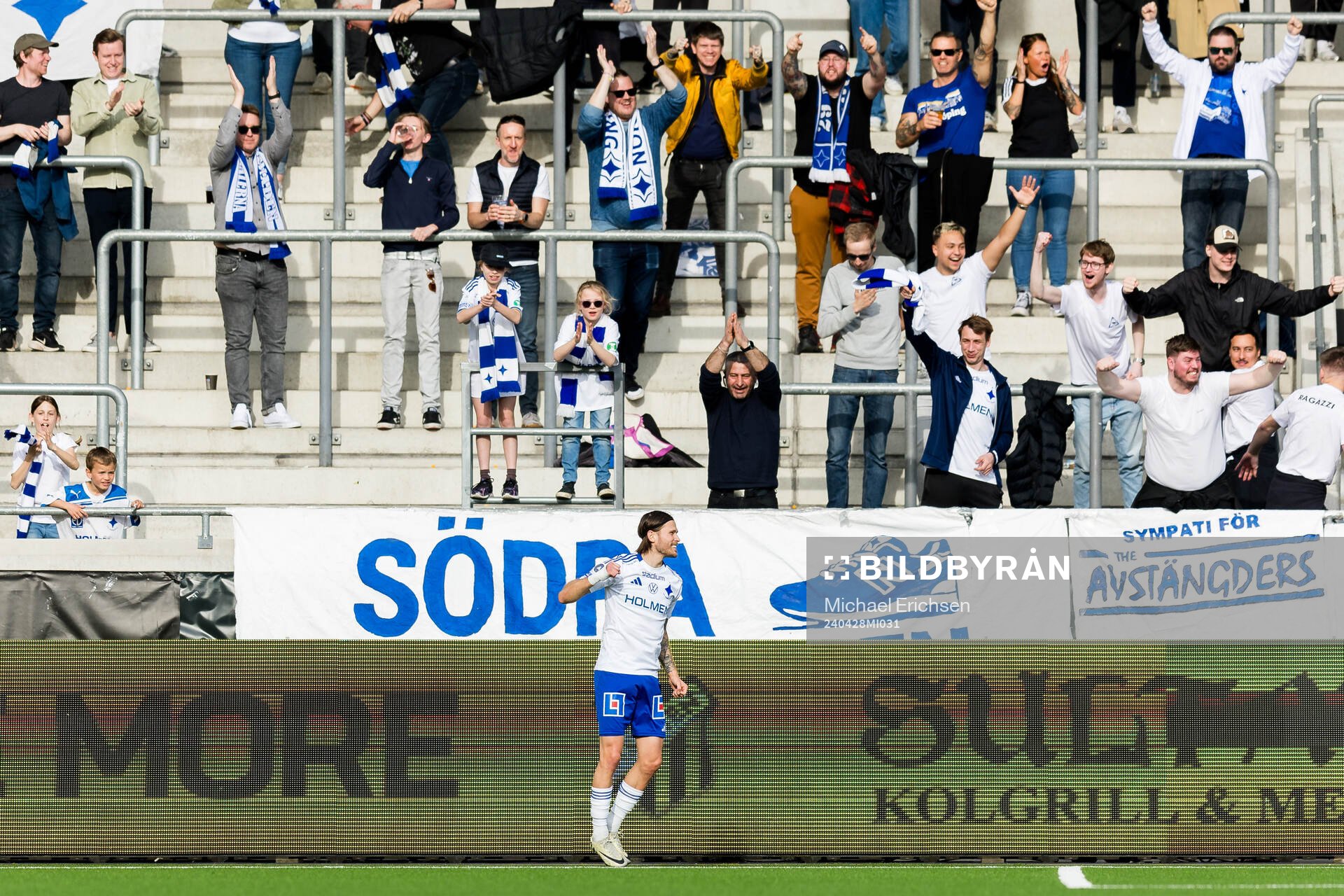 IFK Norrköpings Arnor Traustason jublar
