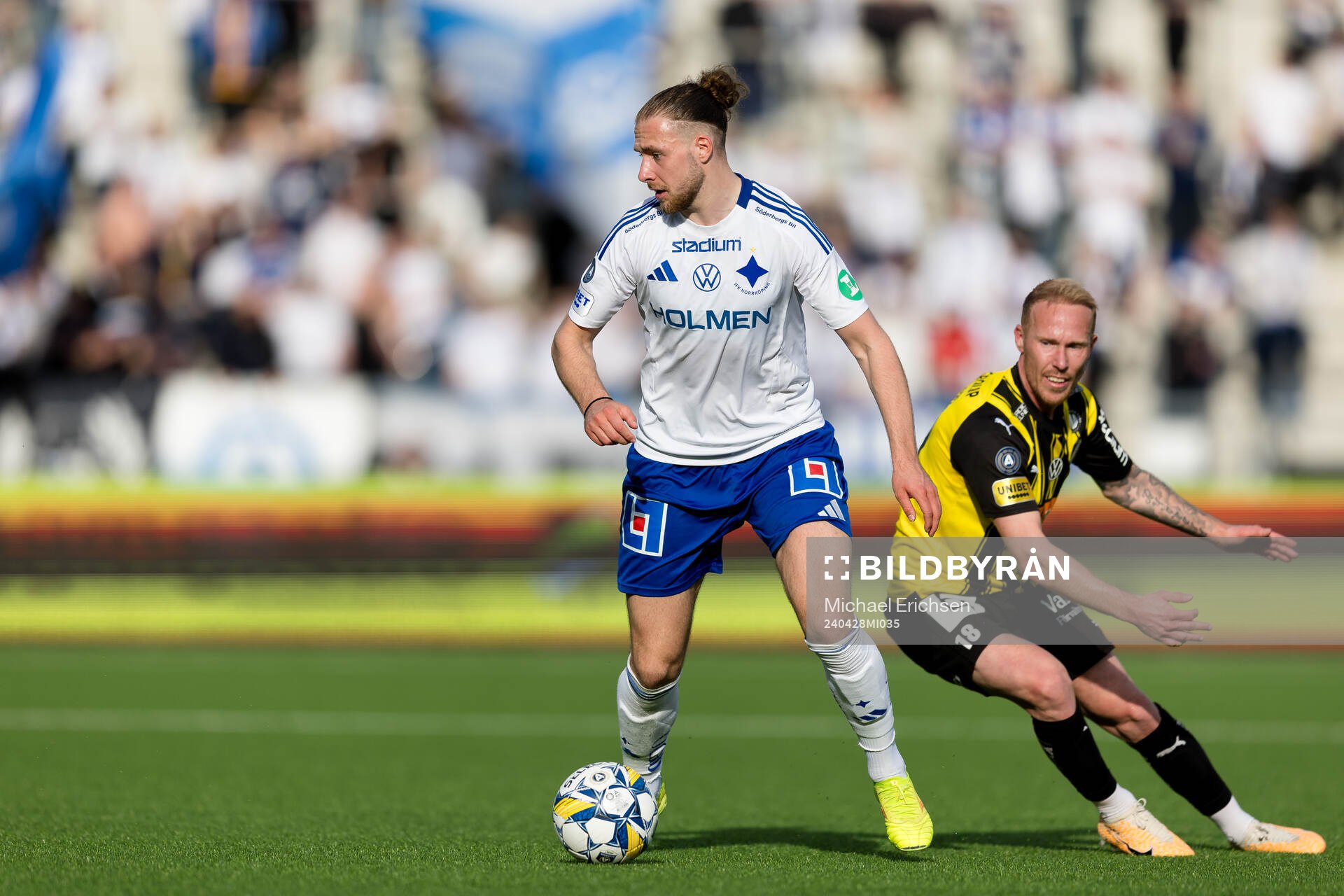 IFK Norrköpings Kevin Höög Jansson och Häckens Mikkel