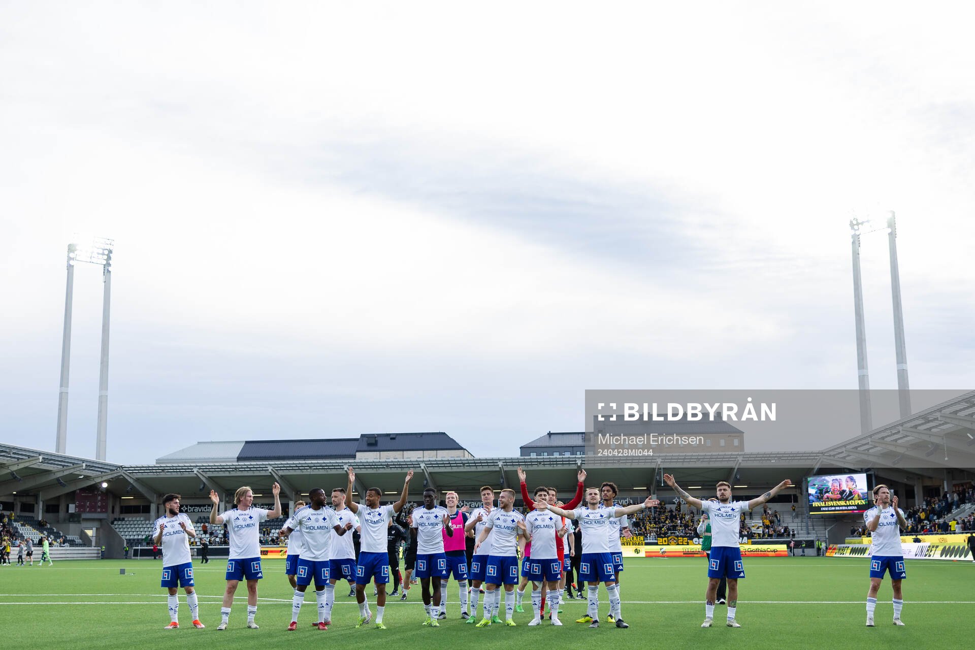 IFK Norrköpings spelare jublar