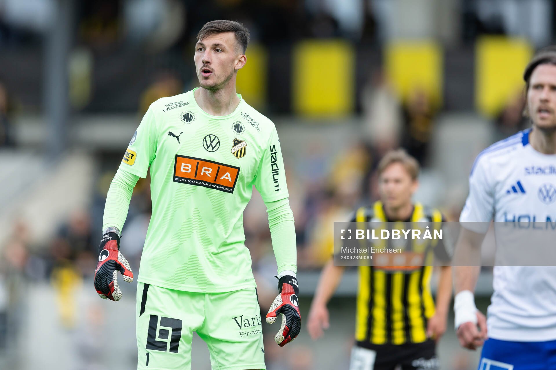 Häckens målvakt Andreas Linde