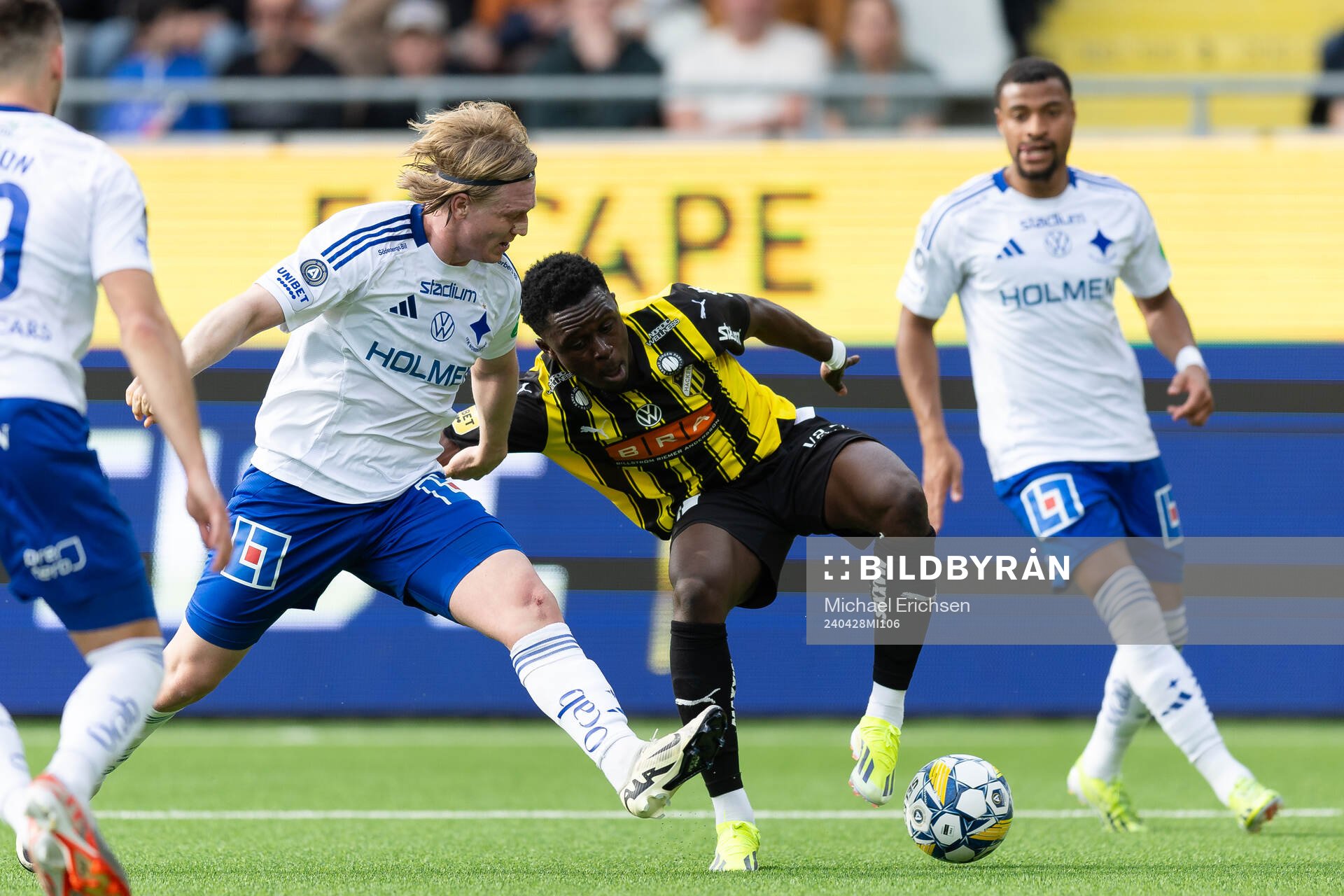 IFK Norrköpings Daniel Fritz Eid och Häckens Zeidane