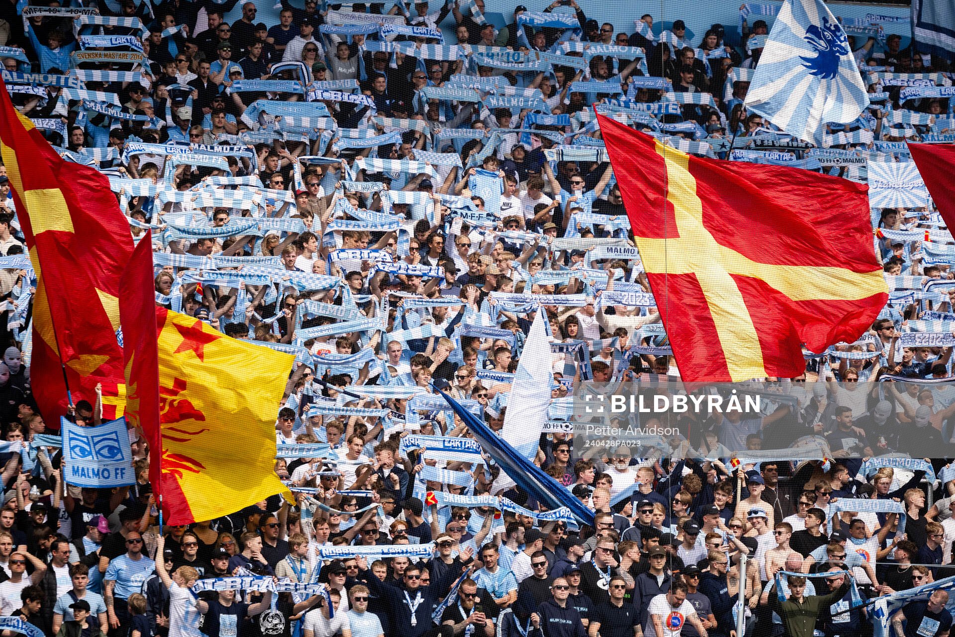 under fotbollsmatchen i Allsvenskan mellan Malmö FF och AIK