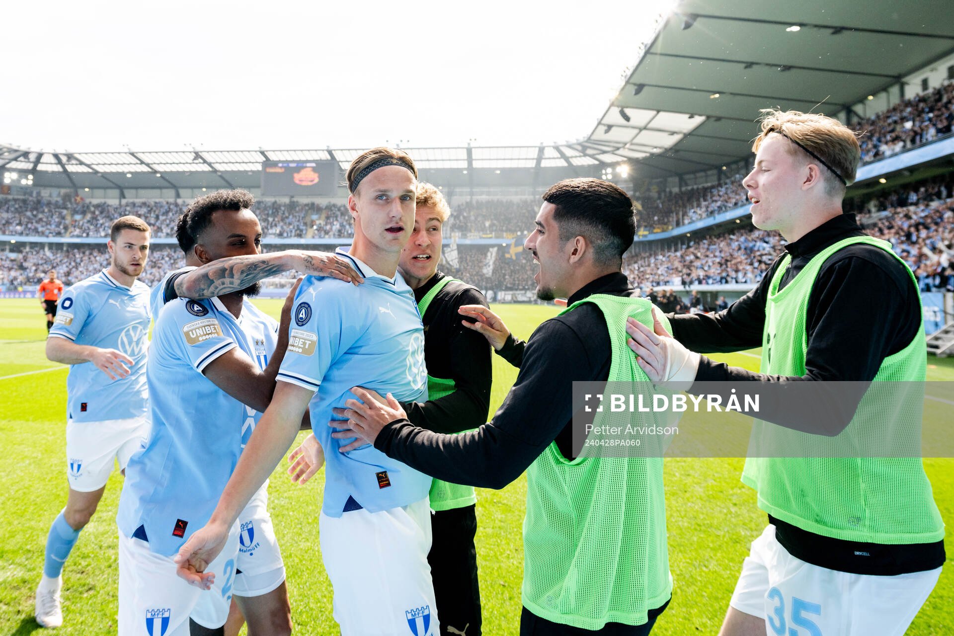 Malmö FFs Erik Botheim jublar