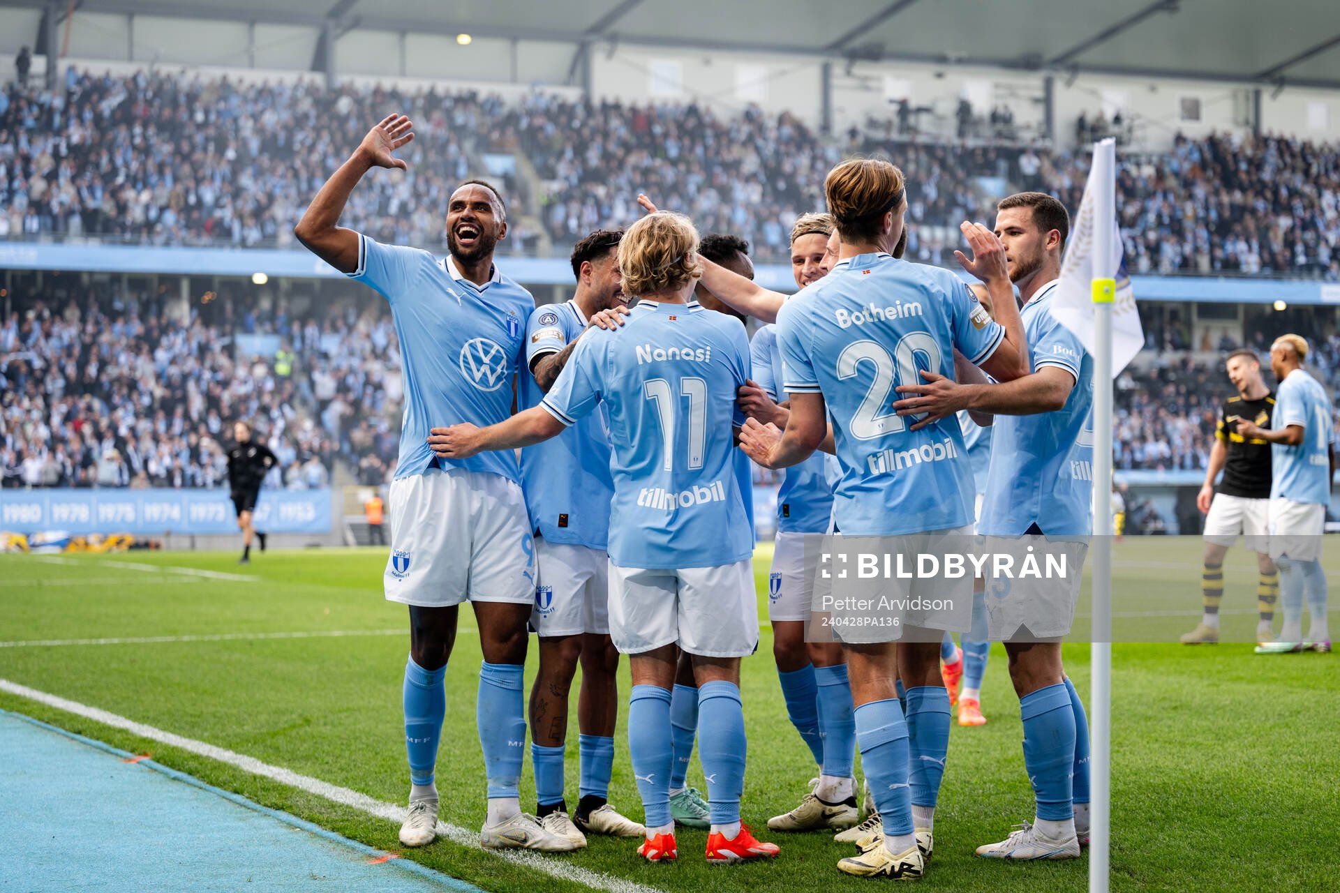 Malmö FFs Isaac Kiese Thelin jublar