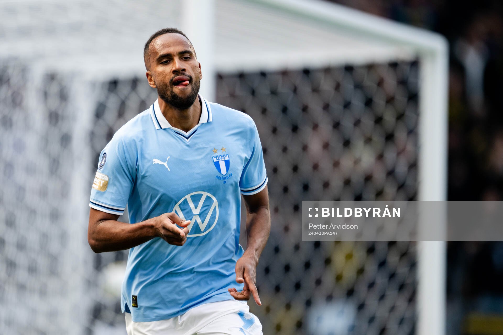 Malmö FFs Isaac Kiese Thelin jublar