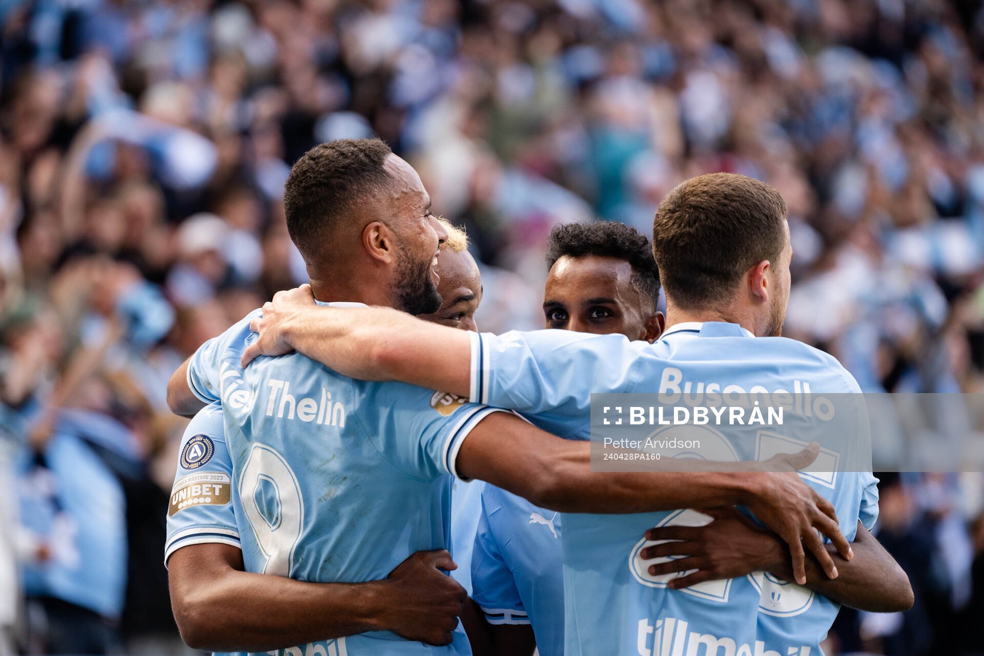 Malmö FFs Isaac Kiese Thelin jublar