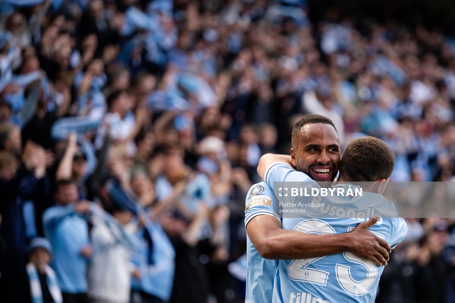 Malmö FFs Isaac Kiese Thelin jublar
