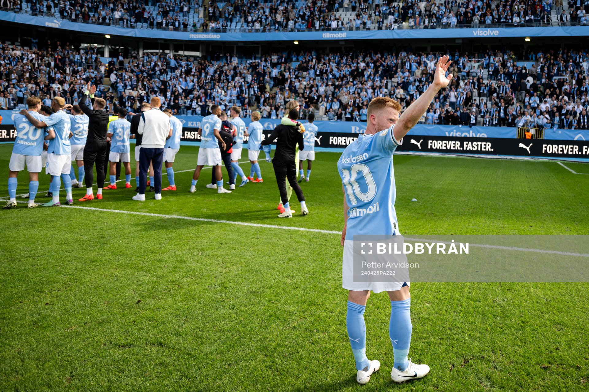 Malmö FFs Anders Christiansen jublar