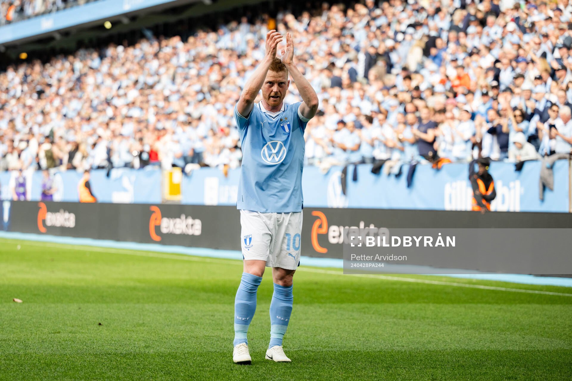 Malmö FFs Anders Christiansen jublar