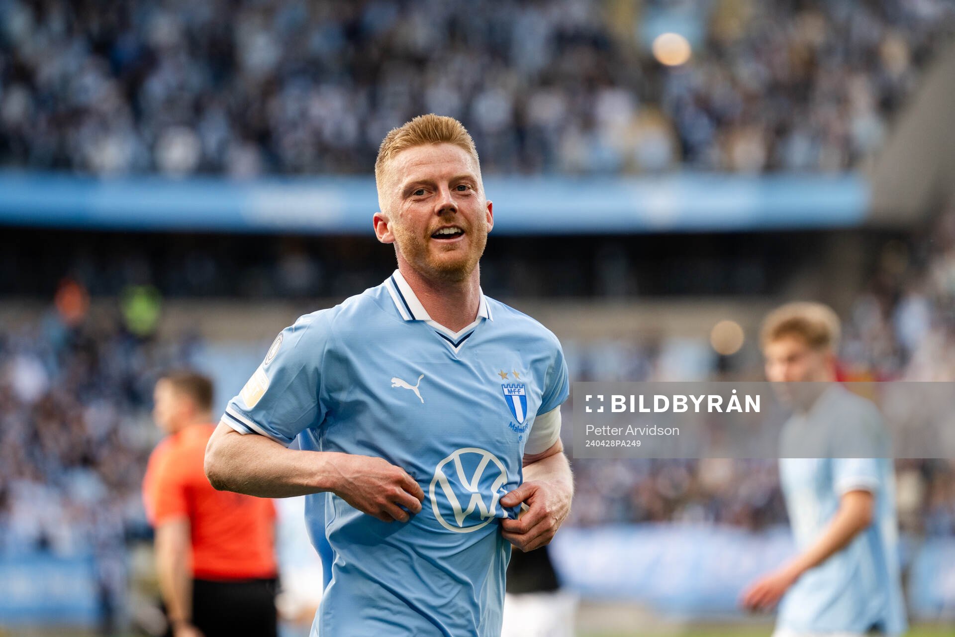 Malmö FFs Anders Christiansen jublar