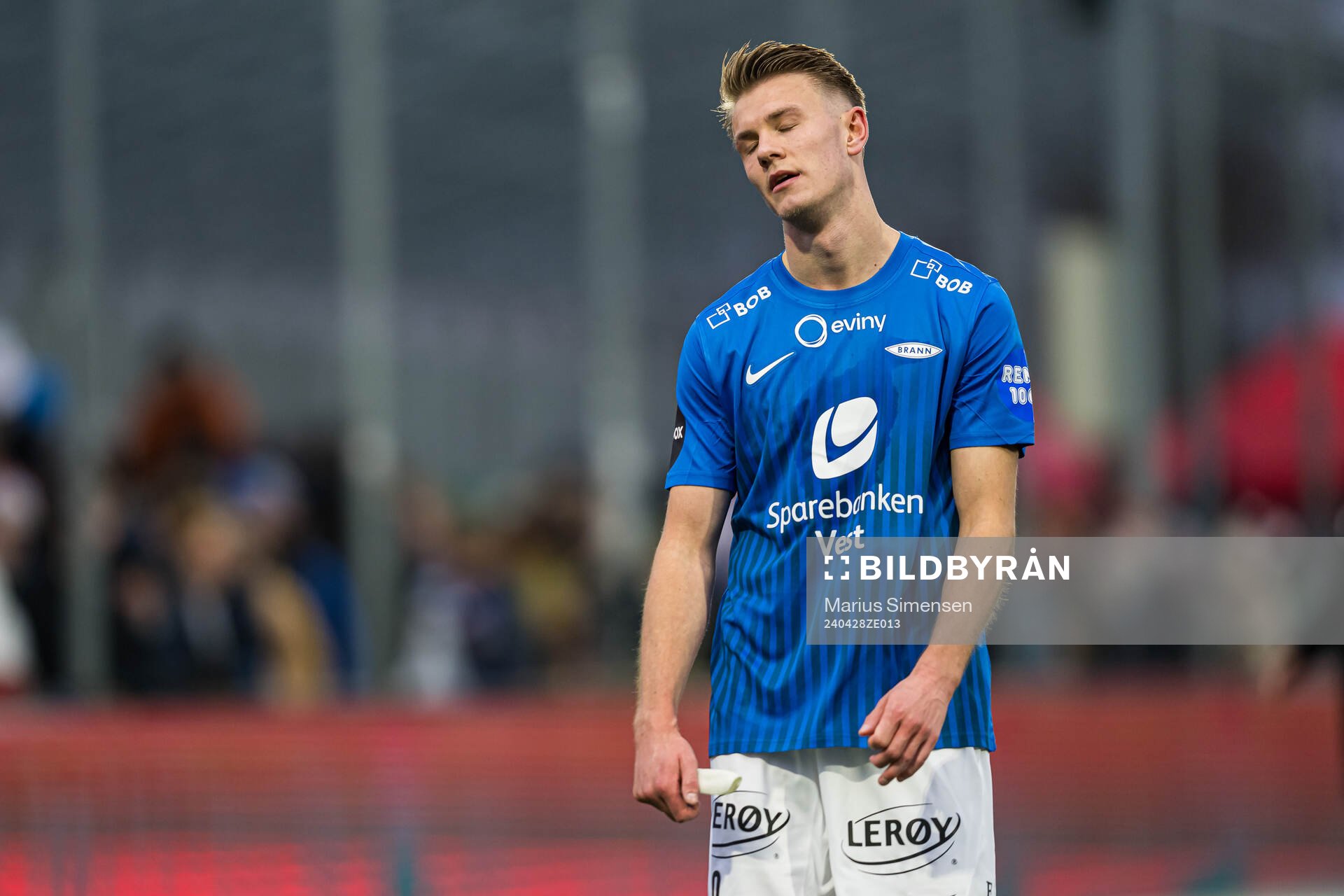 Emil Kornvig of Brann looks dejected