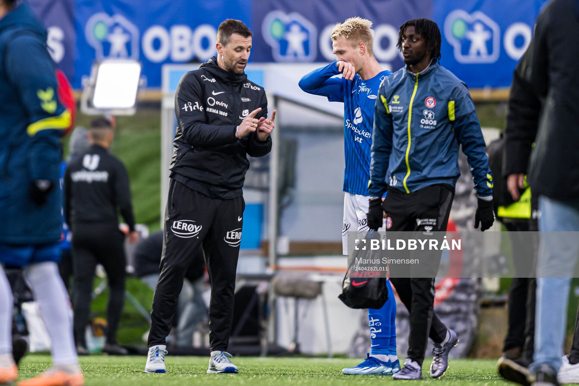 Eirik Horneland, head coach of Brann, and Magnus Warming of